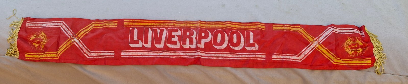 Vintage Original Liverpool FC Football European Champions of Europe 1970s Scarf for sale on Ebay