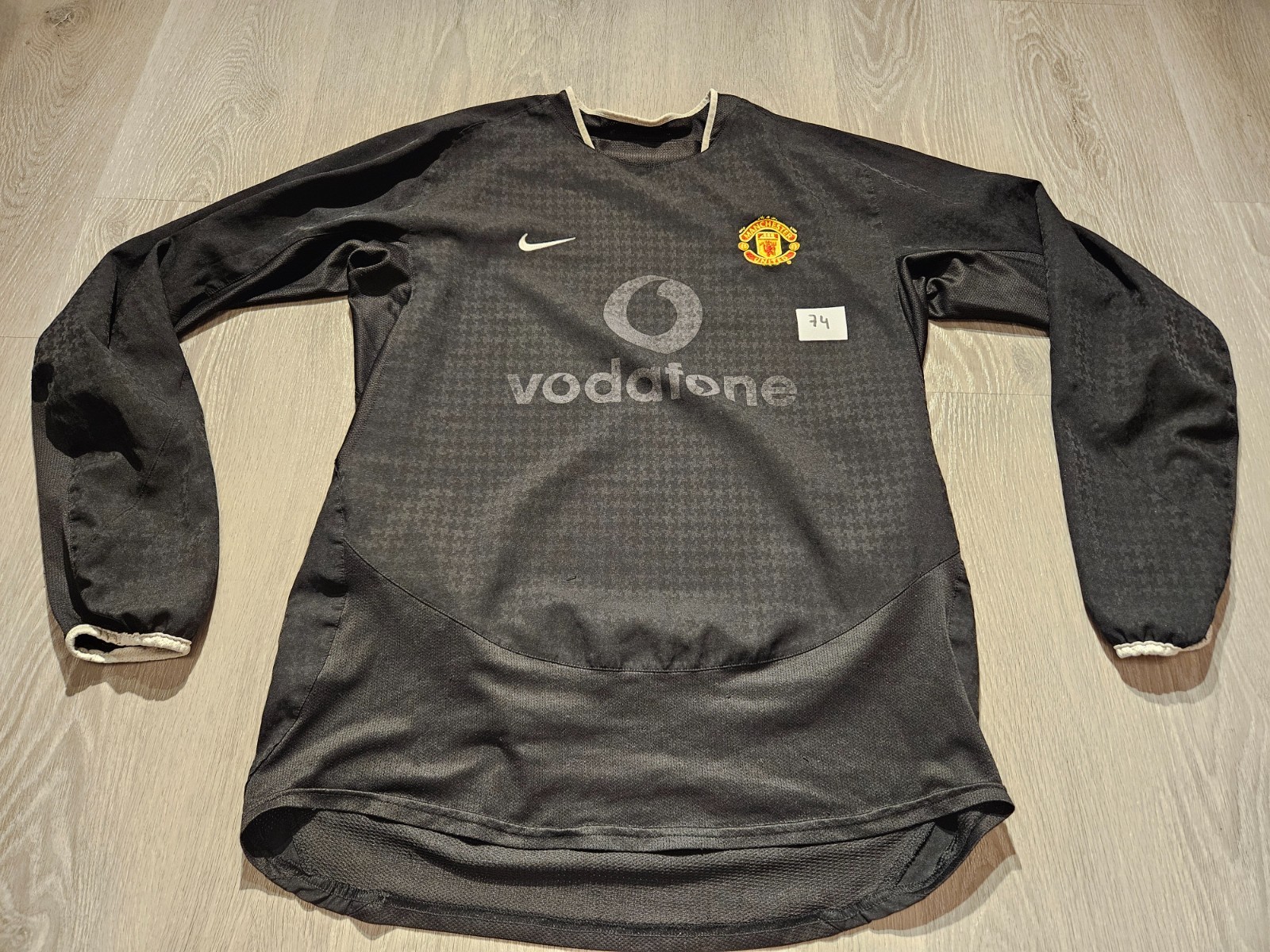 Mens Nike Manchester United Away Long sleeves football shirt 2003 - 2005 Size M for sale on Ebay
