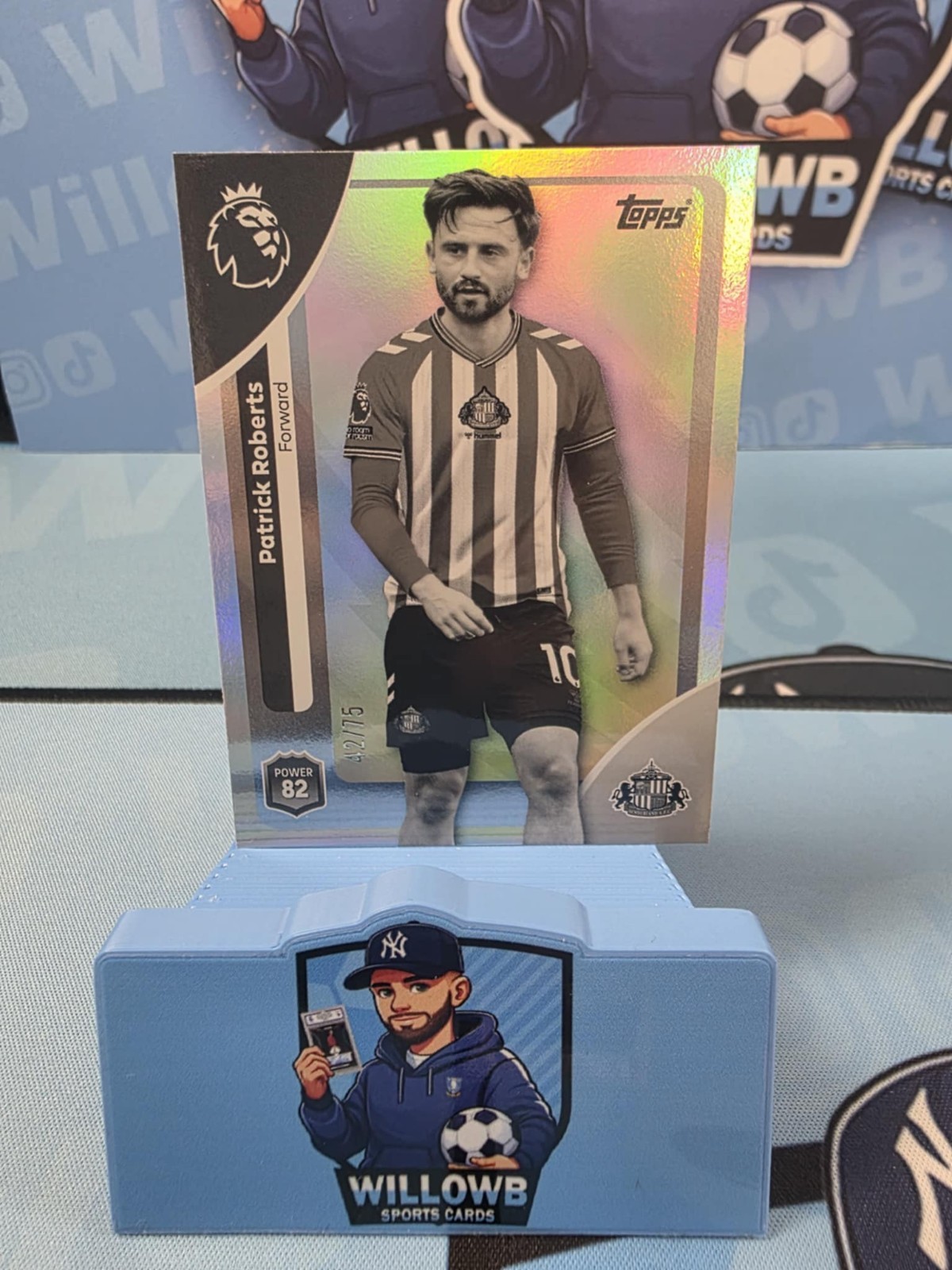 Topps Premier League 2026 Sunderland Patrick Roberts /75 for sale on Ebay