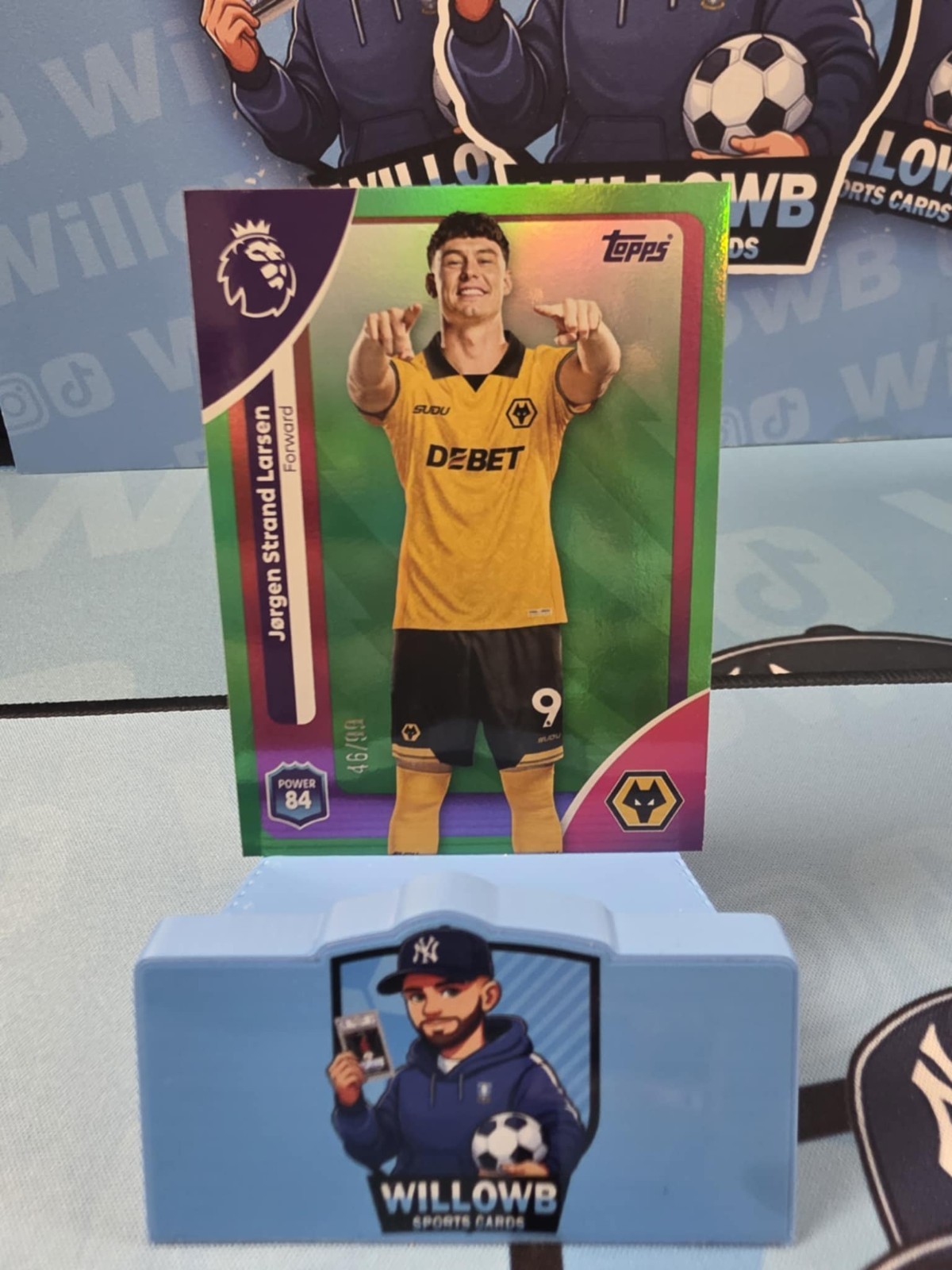 Topps Premier League 2026 Wolves Jorgen Strand Larsen /99 for sale on Ebay
