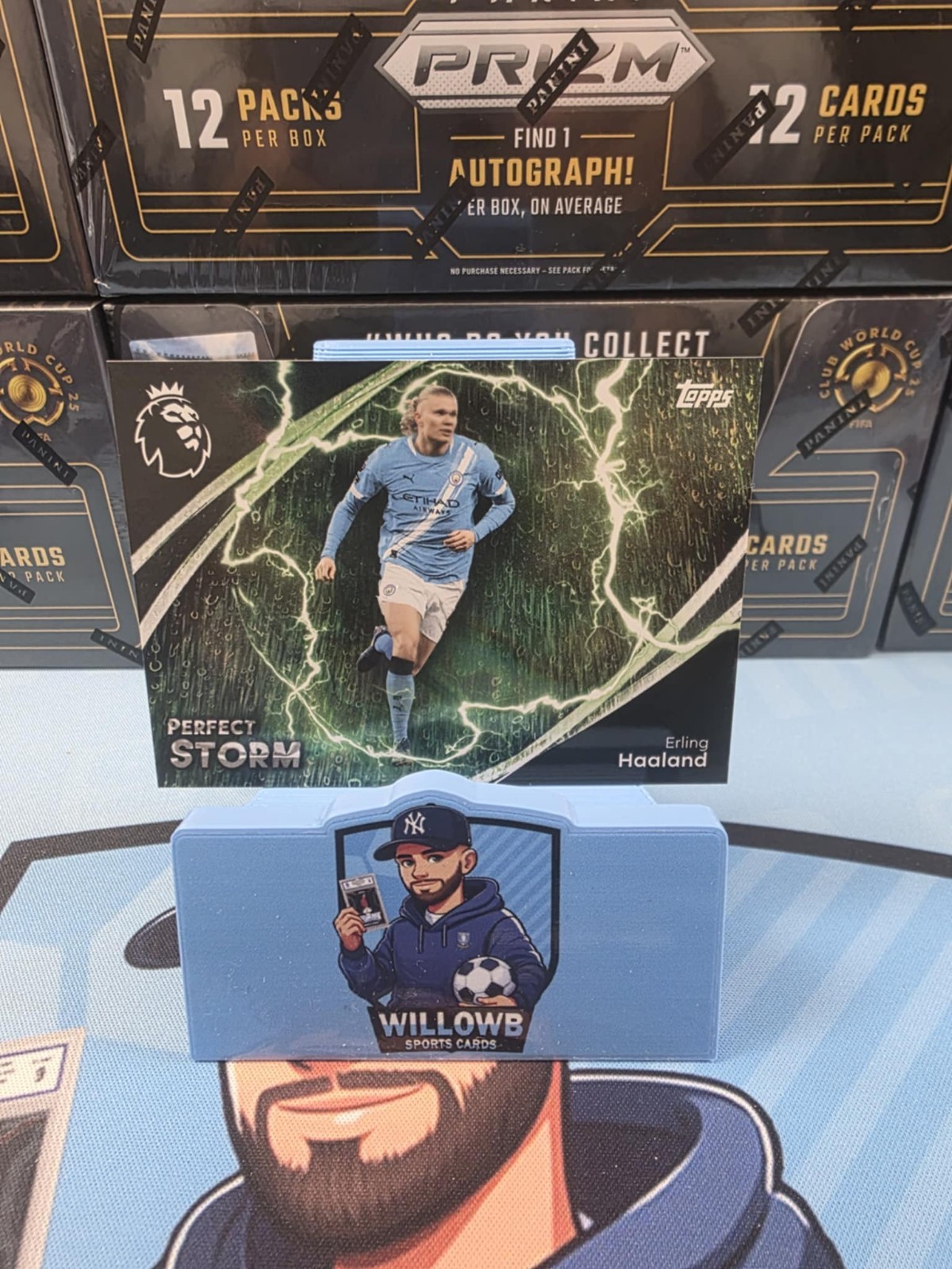 Topps Premier League 2026 Manchester City Haaland Perfect Storm Case Hit! for sale on Ebay