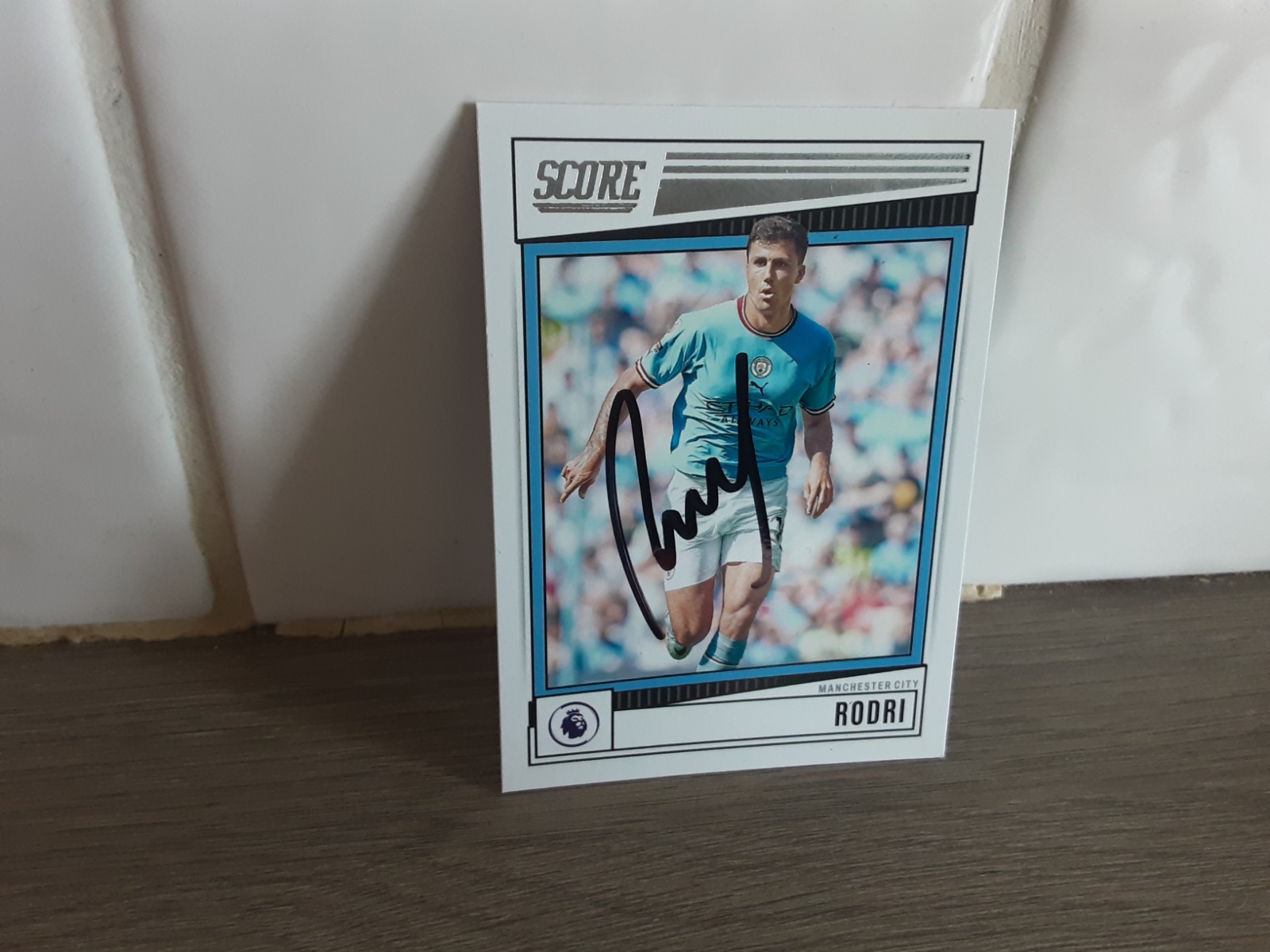 MANCHESTER CITY - RODRI Hand Signed Panini Score Football trading card  for sale on Ebay