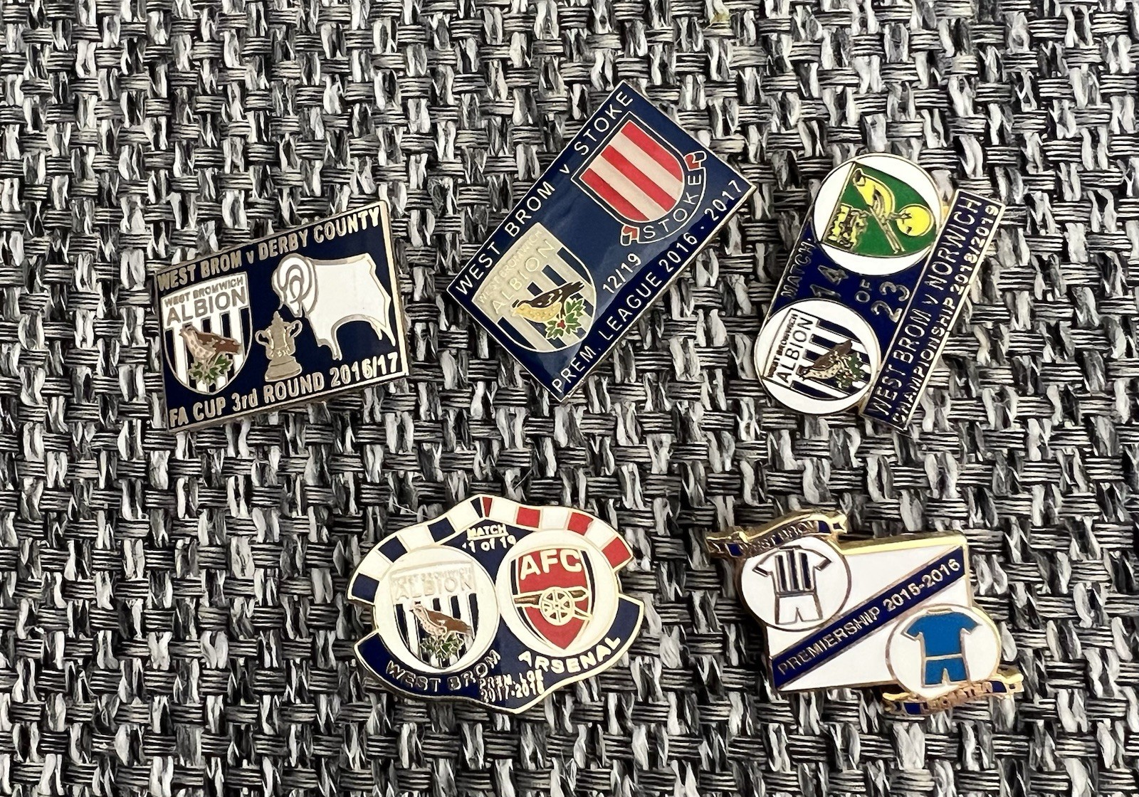 West Bromwich Albion Pin Badges for sale on Ebay
