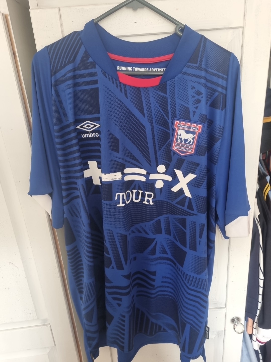Ipswich Town 2022/23 Home Football Shirt Blue Umbro - Size XXL (Ed Sheeran) for sale on Ebay