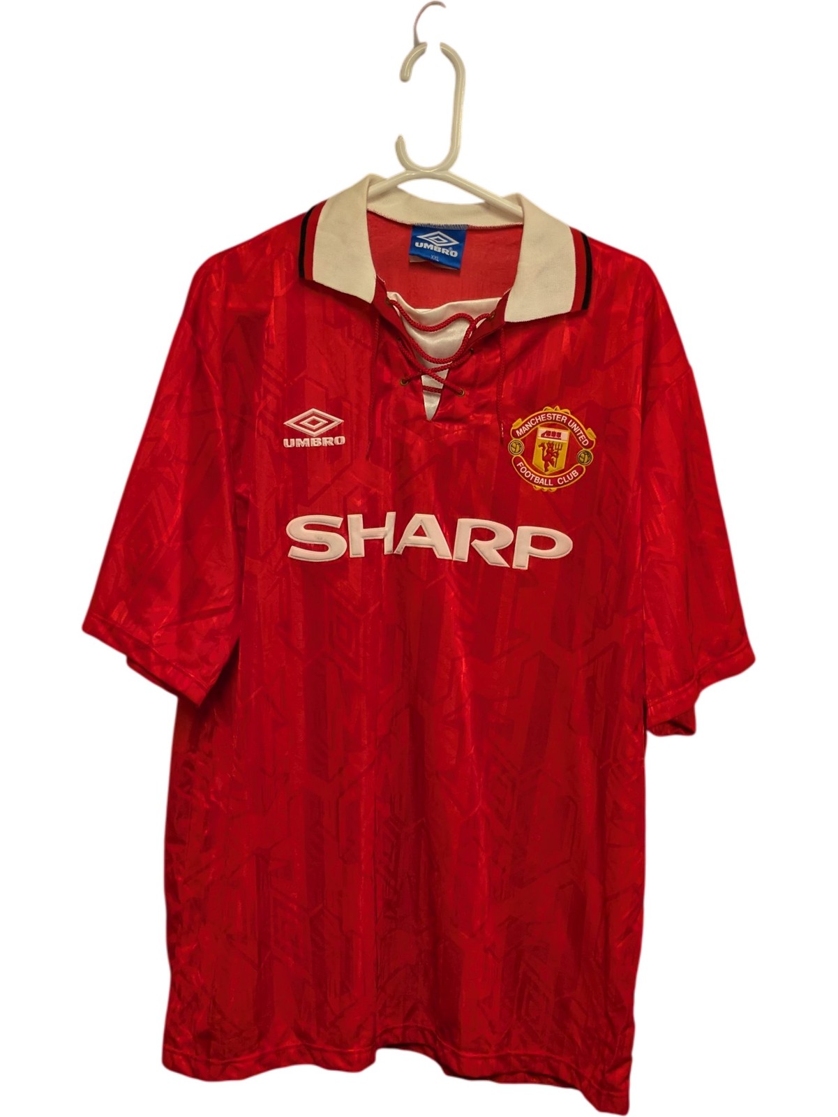 Umbro Manchester United Home Football Shirt 1992 - 1994 Size XXL (KN) for sale on Ebay