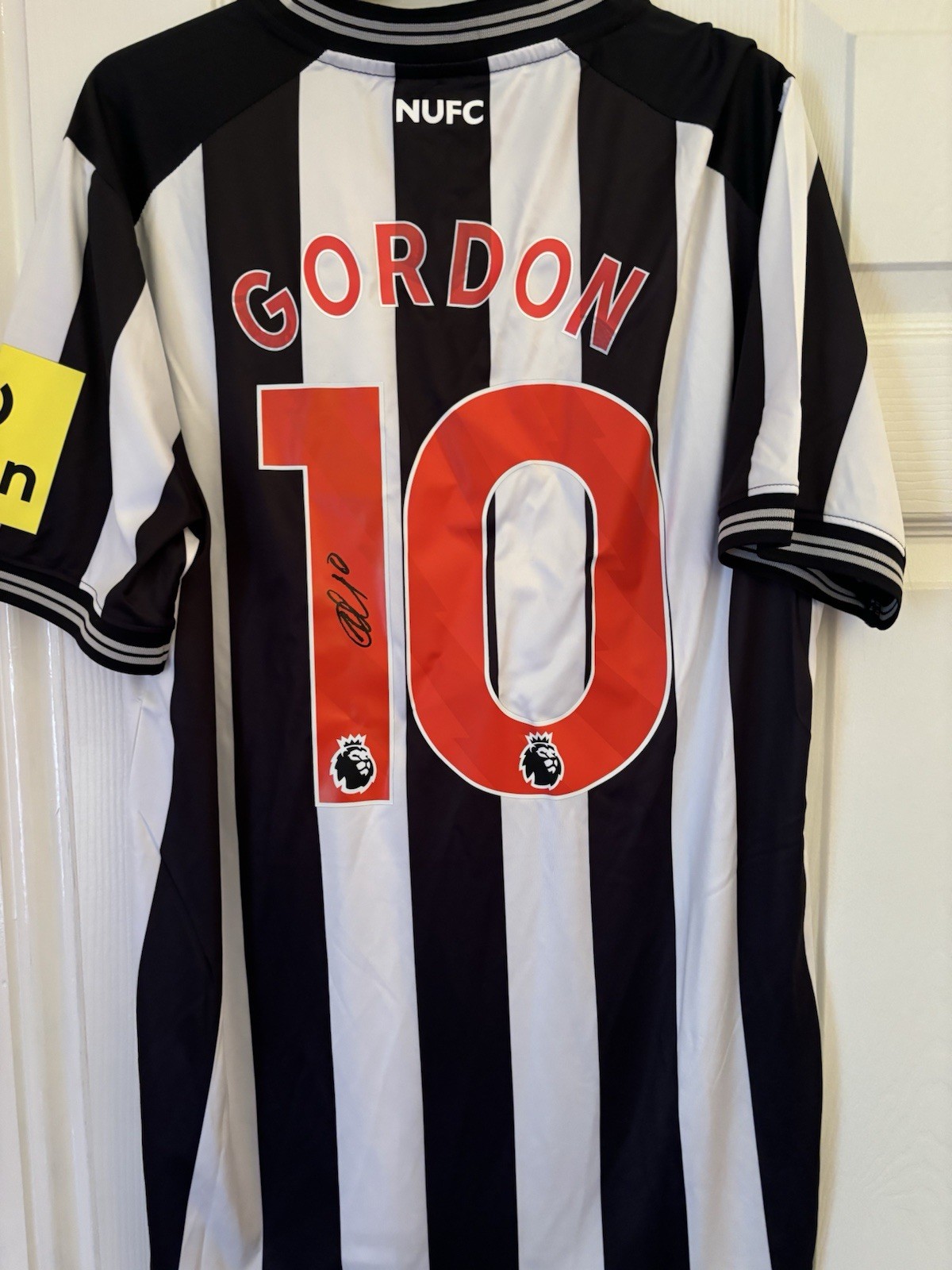 Anthony Gordon Signed Newcastle Shirt With COA for sale on Ebay