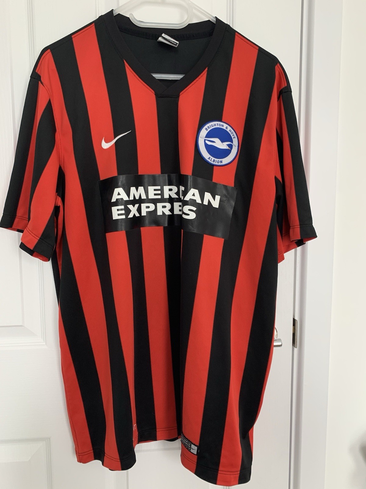 Authentic Original Nike Brighton & Hove Albion  2014/2015 Away Shirt Mens Large for sale on Ebay