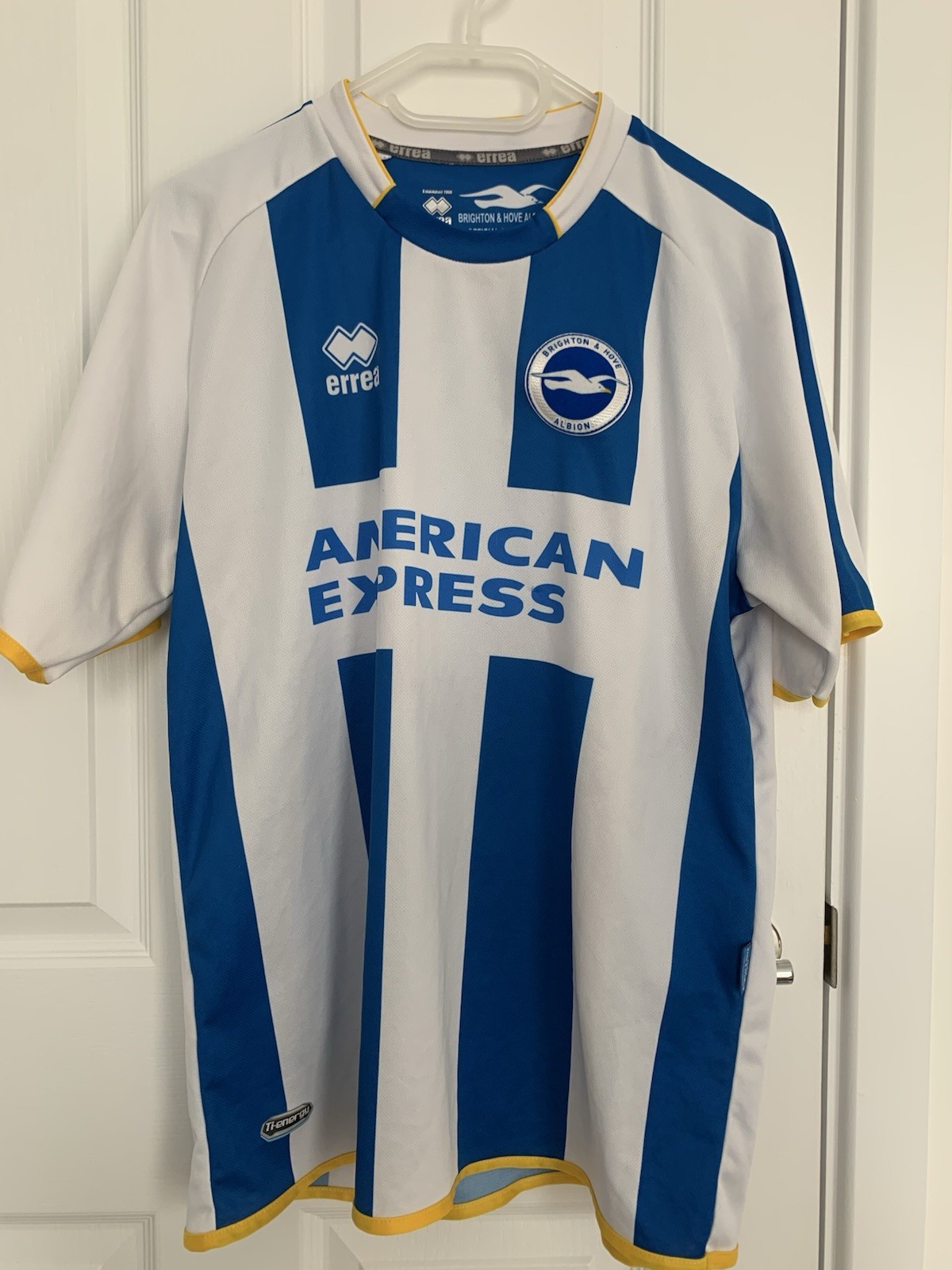Brighton And Hove Albion 2013/14 Home Shirt. Adults Large for sale on Ebay