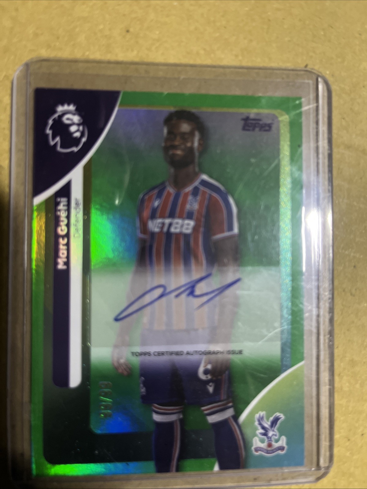 Topps 2026 Marc Guehi Crystal Palace Premier League Card for sale on Ebay