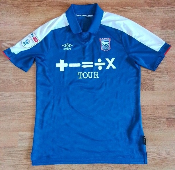 Ipswich Town Home Football Shirt Jersey Umbro 2023 2024 Size L for sale on Ebay