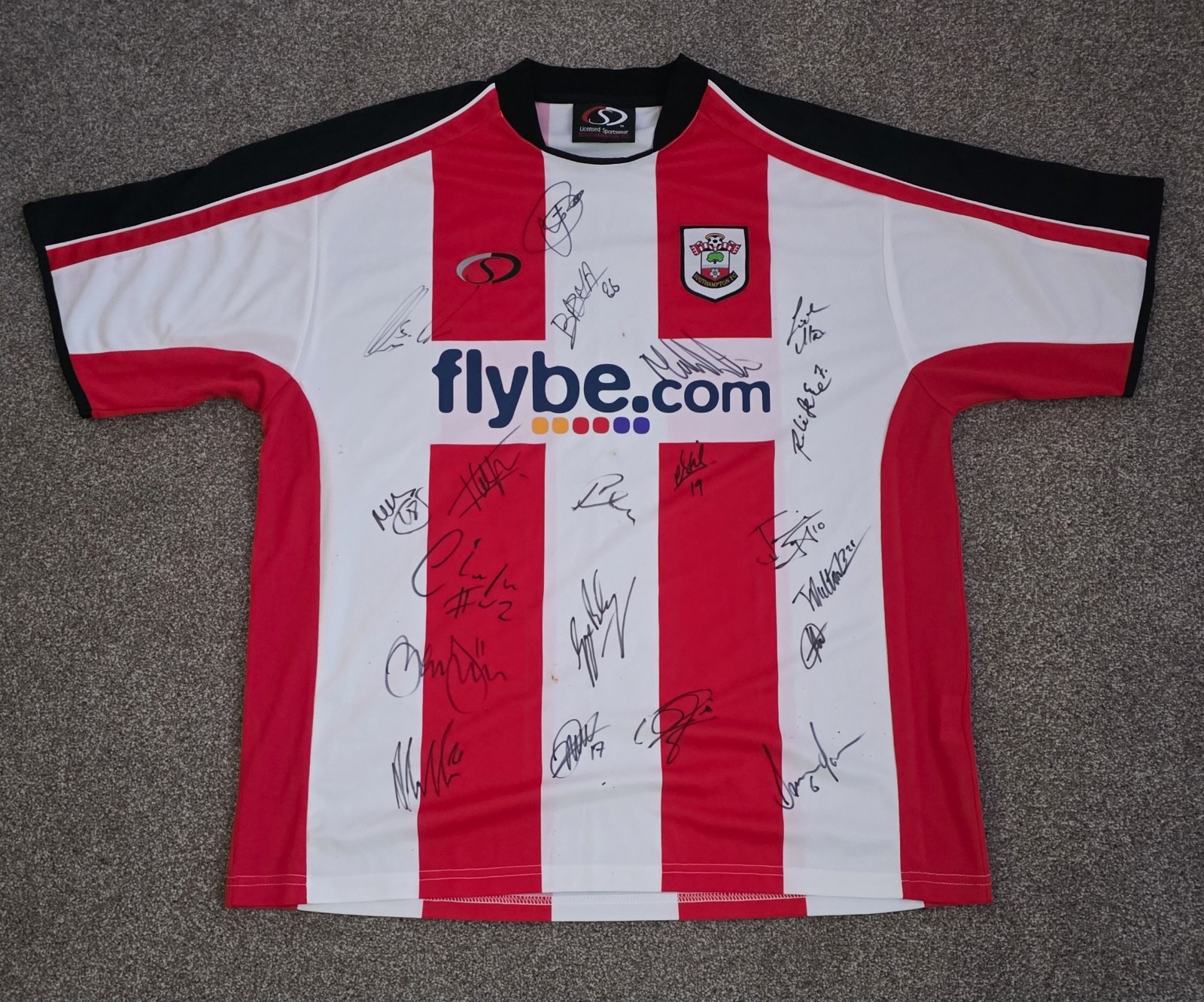 Signed Southampton Football Club 2006-08 Home Shirt - Some Marks On The Top for sale on Ebay