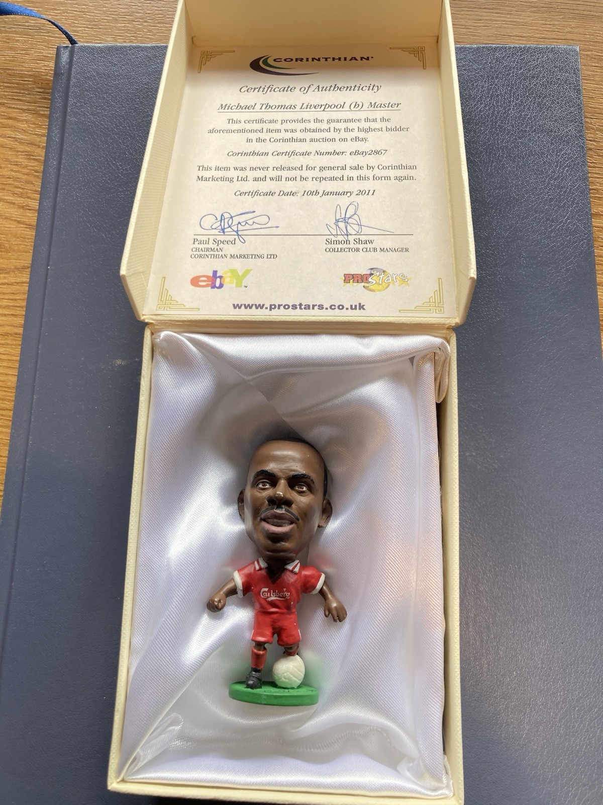 Corinthian Master Model Michael Thomas Liverpool Football Figure for sale on Ebay