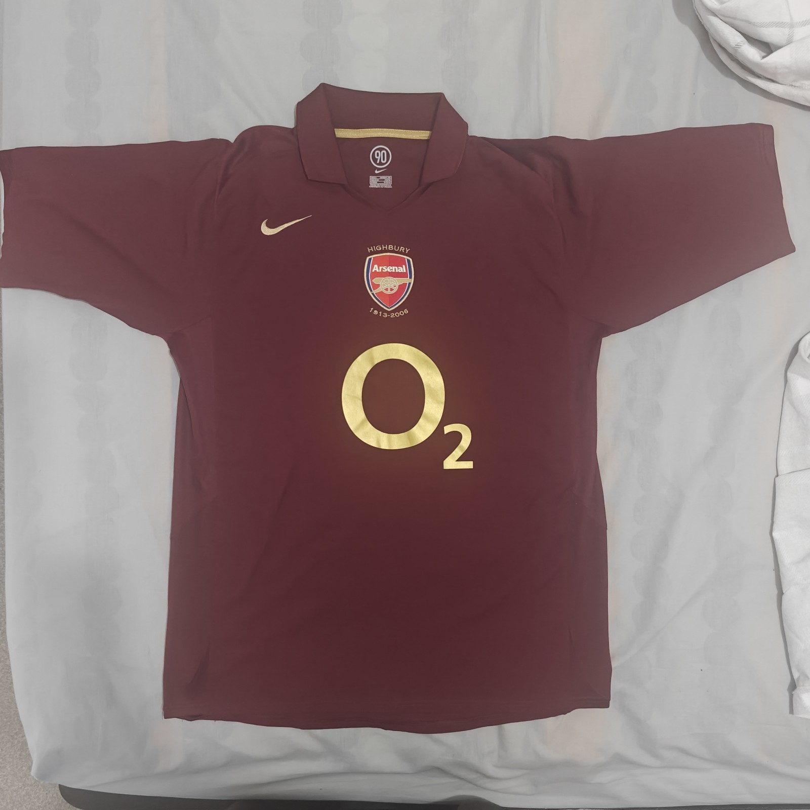 Original Authentic Nike Arsenal 2005/2006 'Highbury' Home Shirt Mens L for sale on Ebay