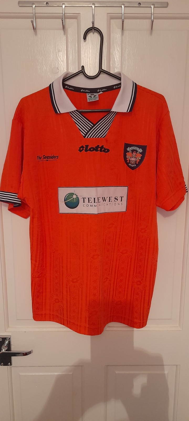 Blackpool FC home shirt 1997 - 1999 for sale on Ebay