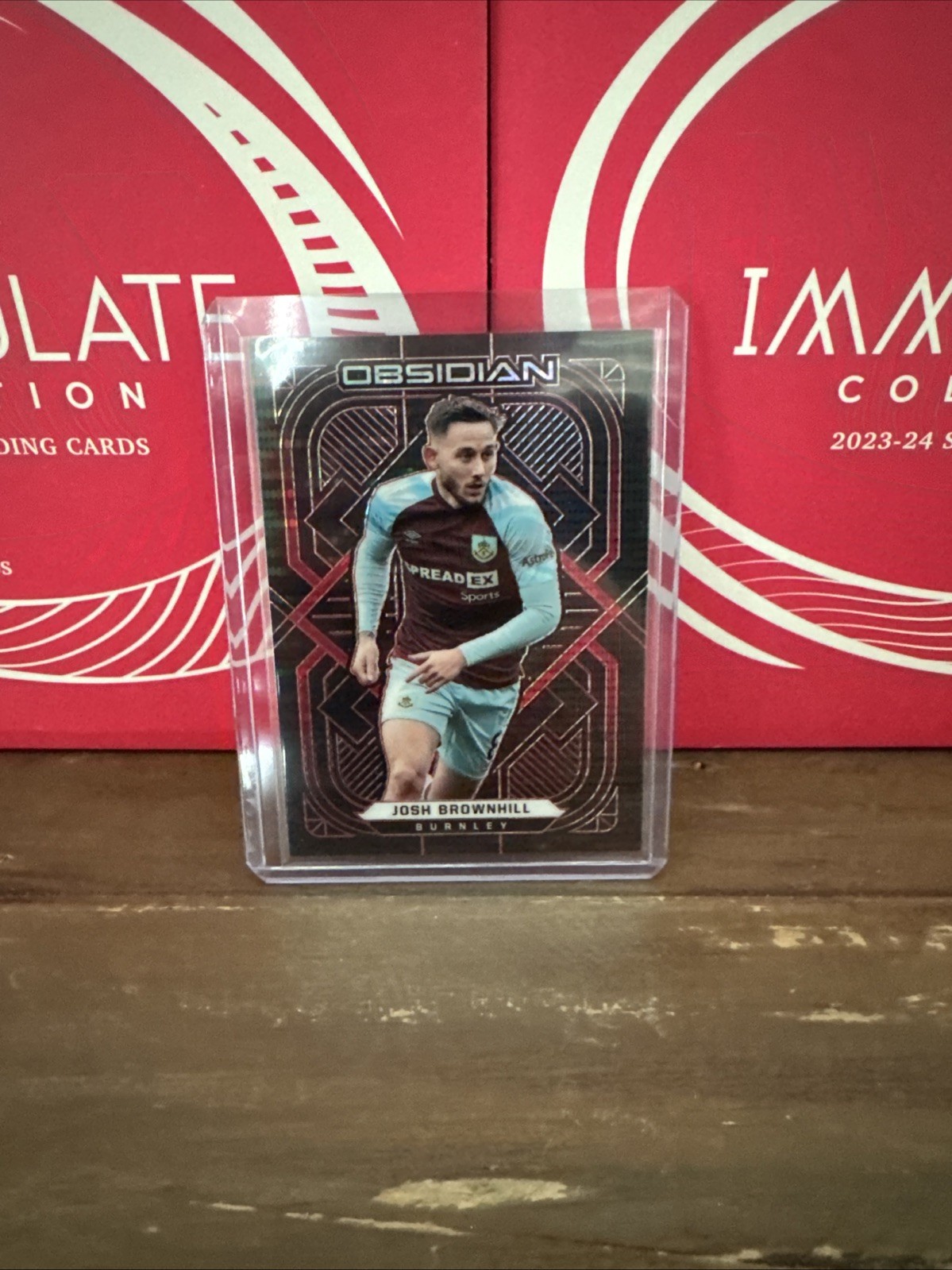 Panini Obsidian 21/22 Burnley Josh Brownhill 24/26 for sale on Ebay