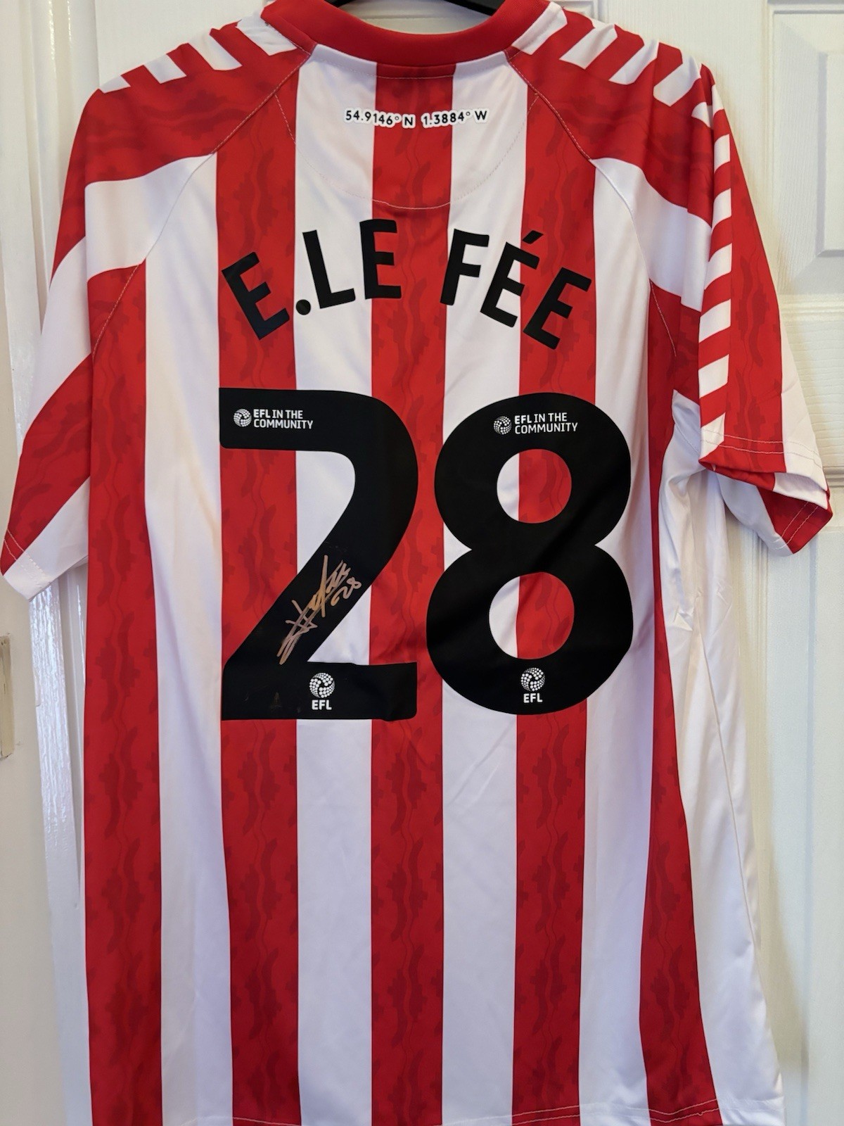Enzo Le Fee Signed Sunderland Shirt With COA France for sale on Ebay
