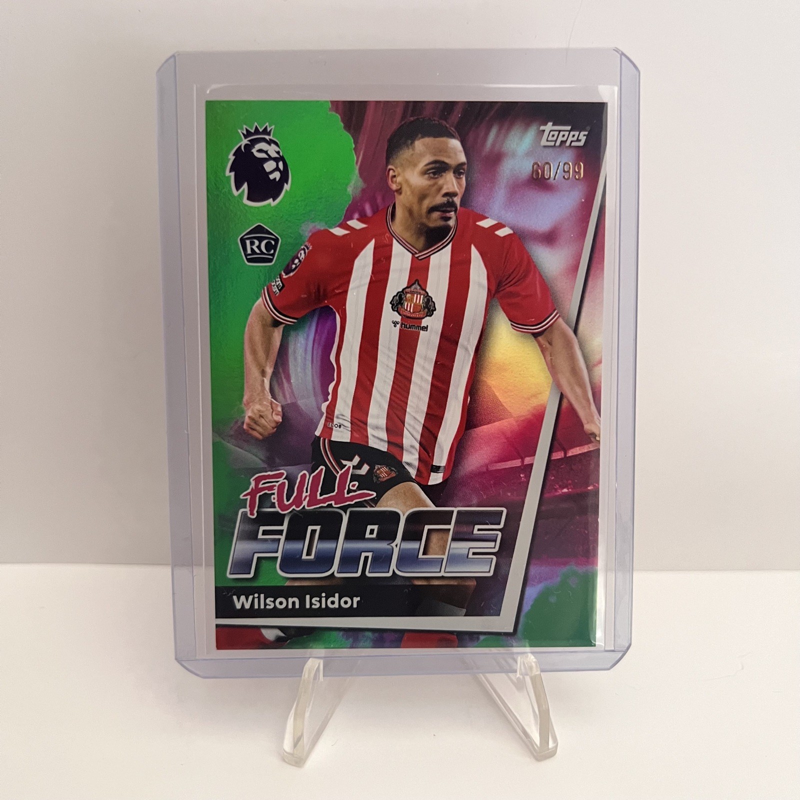 Topps premier league 2025-2026 Wilson Isidor Sunderland   Full Force /99 for sale on Ebay