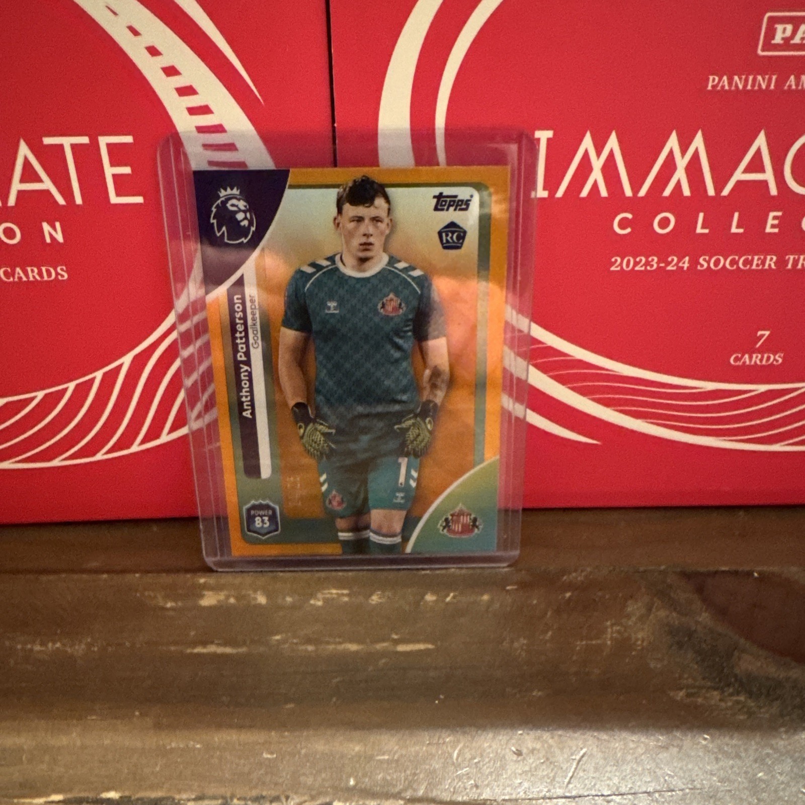 Topps Premier League 25/26 Sunderland Anthony Patterson 24/25 Rookie Card RC for sale on Ebay