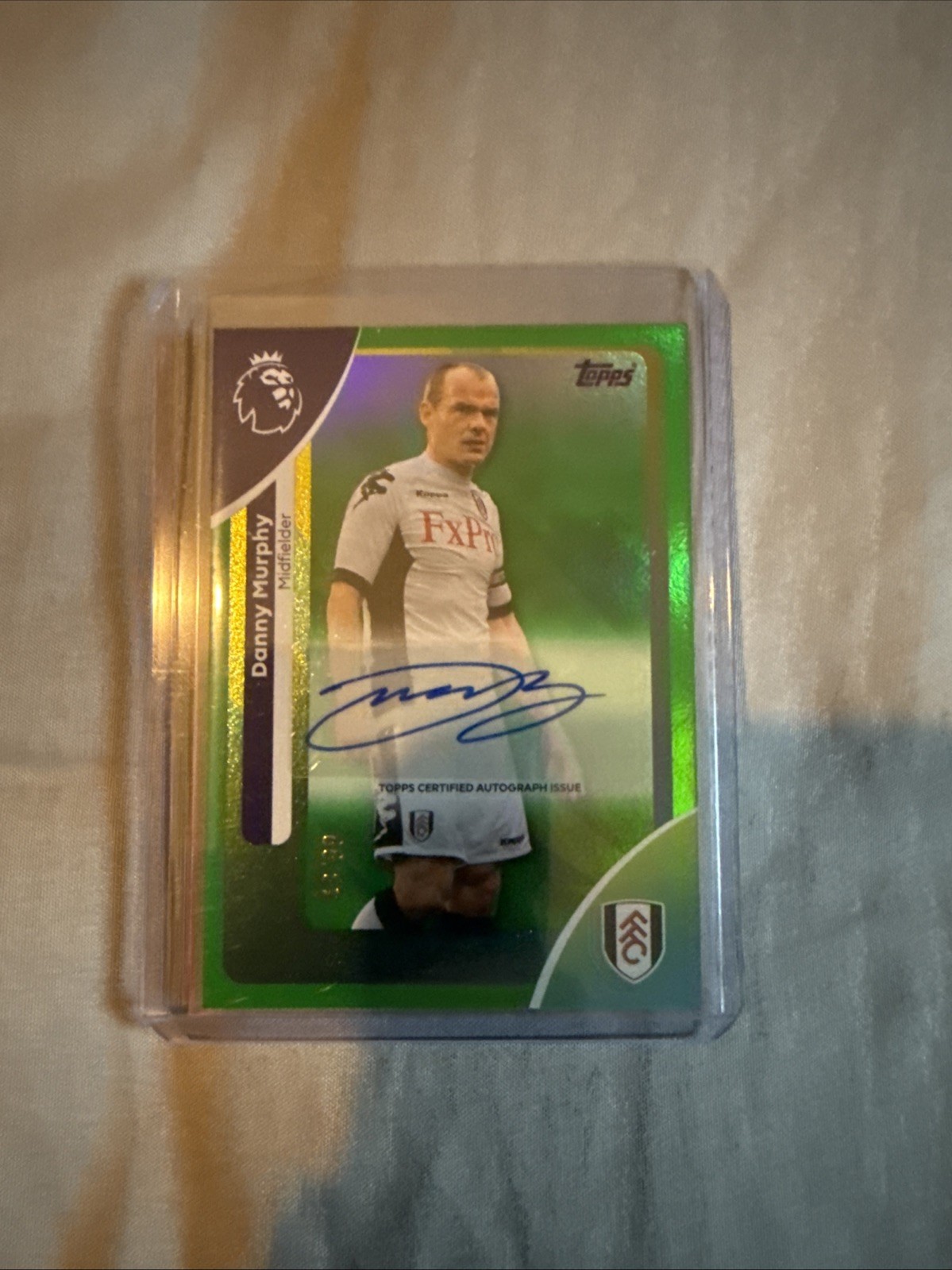 Topps Premier League 2026 Danny Murphy Fulham Auto /99 for sale on Ebay