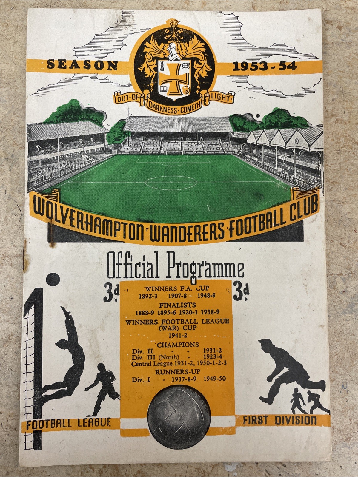 Wolves V Racing Club Of Buenos Aires 1953 / 54 for sale on Ebay