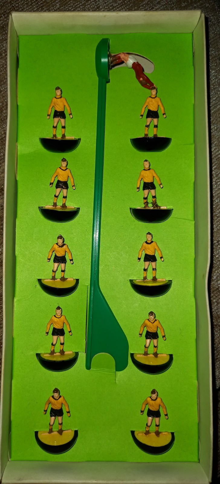 Subbuteo 1960s/1970s Wolves Coloured Team Set With Goalkeeper for sale on Ebay