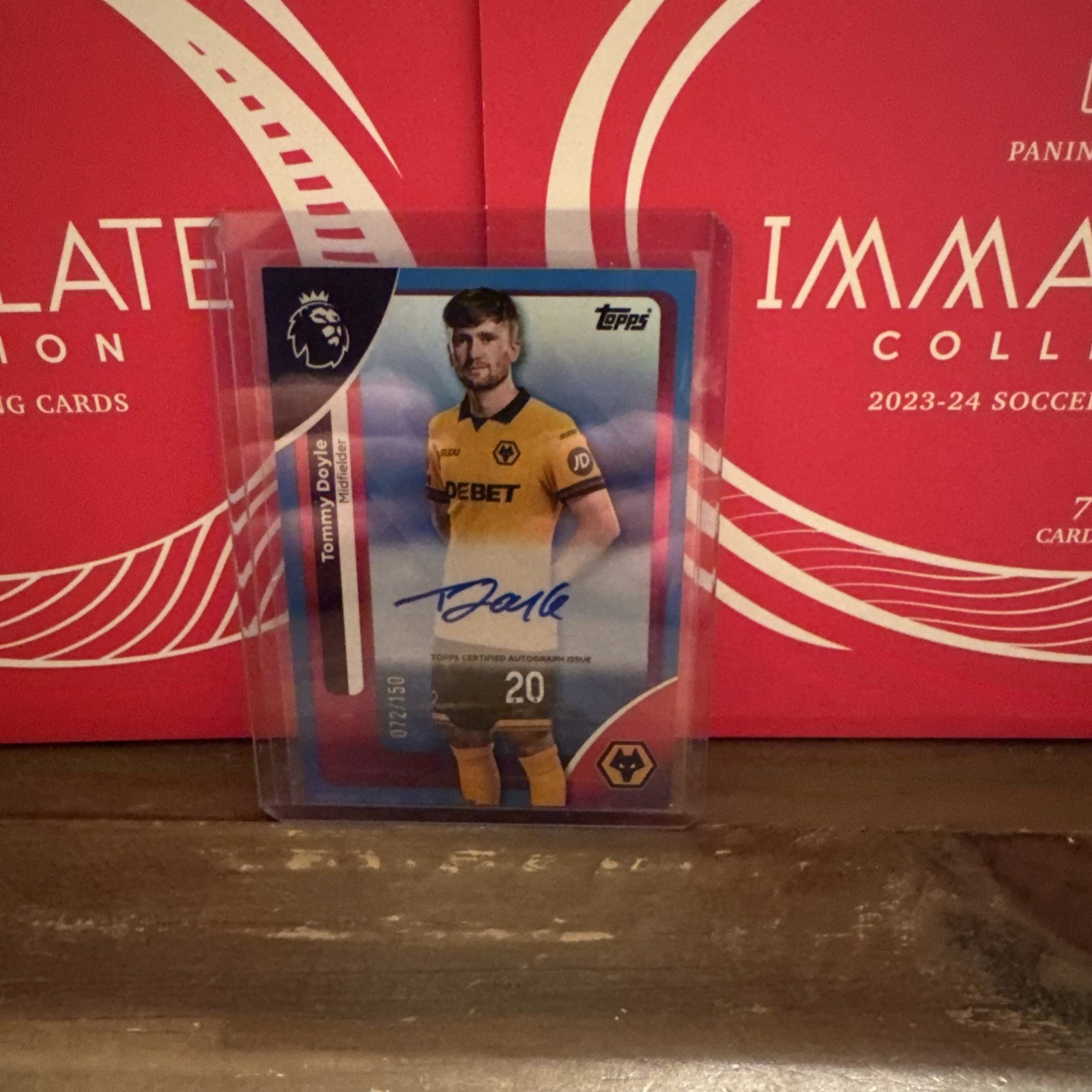 Topps Premier League 25/26 Wolves Tommy Doyle Auto 72/150 for sale on Ebay