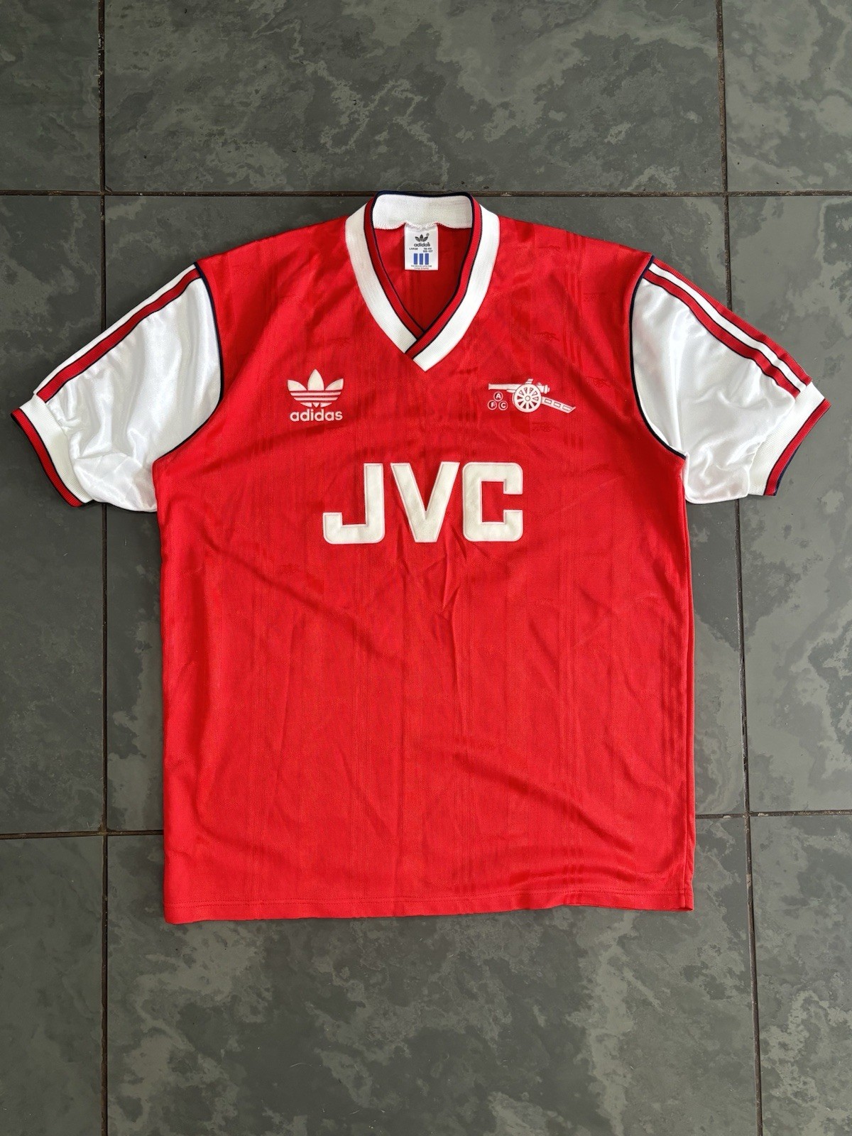 Arsenal Home Football Shirt 1986/88 Adults Medium Adidas E549 for sale on Ebay