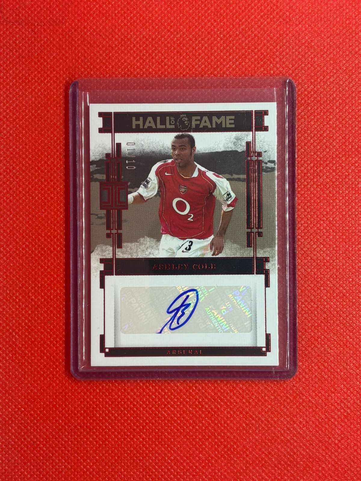 Ashley Cole - Panini Impeccable 1/10 - Arsenal - Hall Of Fame for sale on Ebay