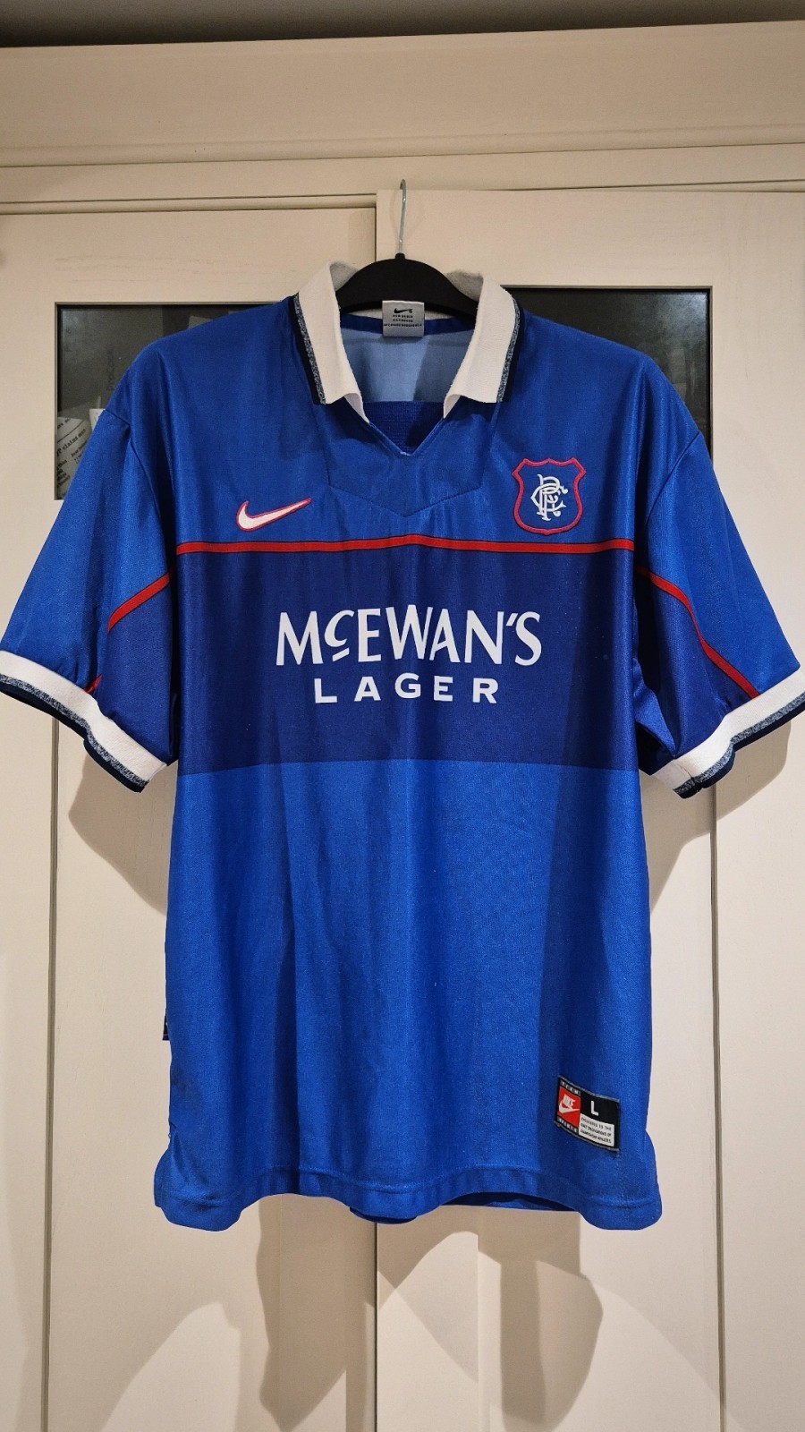 Original Glasgow Rangers Home Football Shirt 97/99 for sale on Ebay