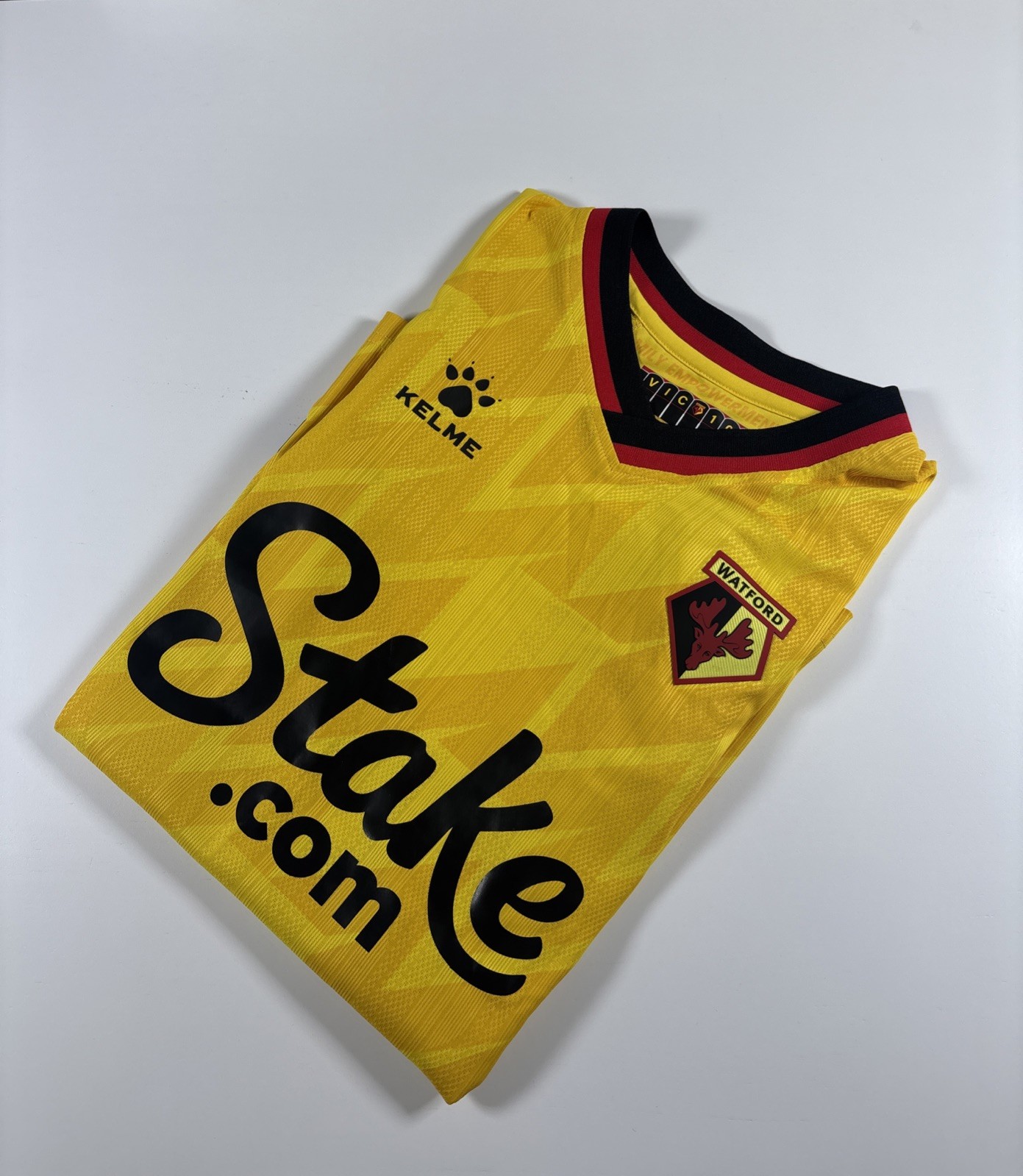Authentic Kelme Watford Fc 2022/23 Home Shirt. Size 8 Women’s. for sale on Ebay
