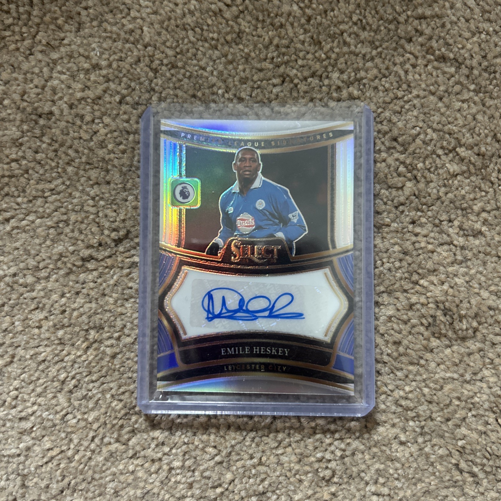 Emile Heskey Auto Panini Select Premier League 2024-25 Leicester City for sale on Ebay