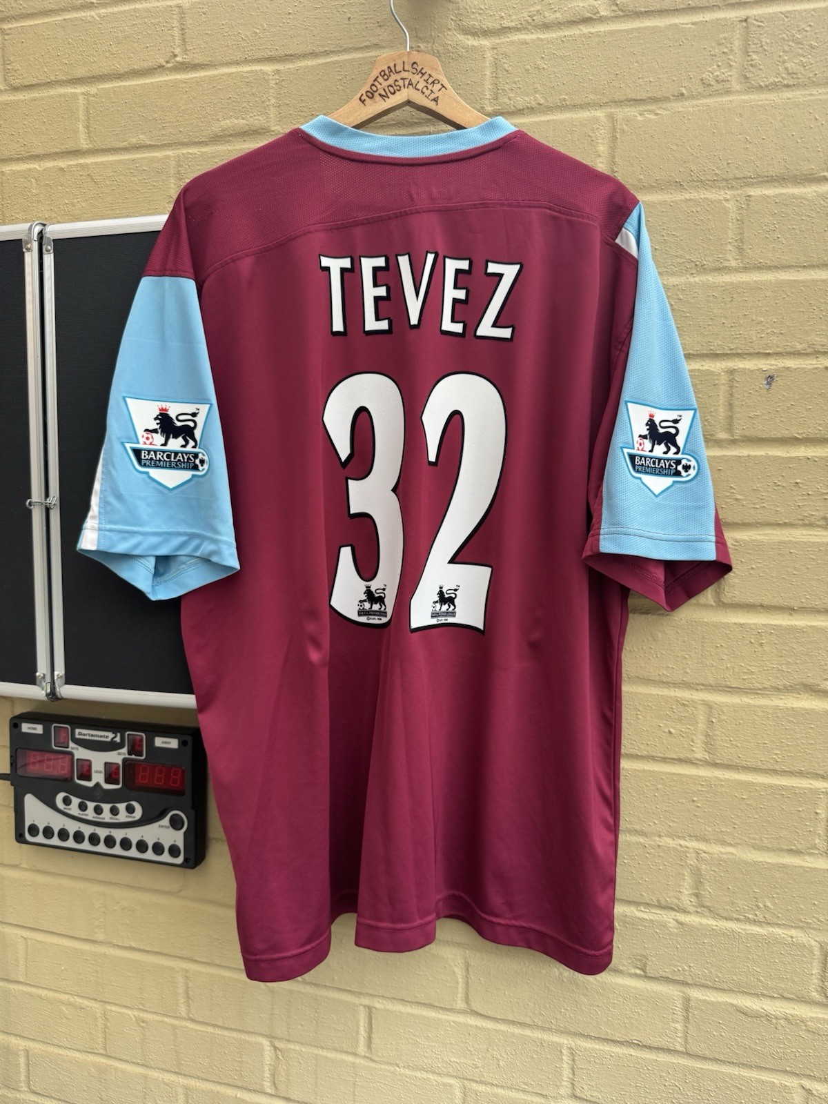 West Ham United 2005-07 Home Football Shirt Men’s XL #32 TEVEZ for sale on Ebay