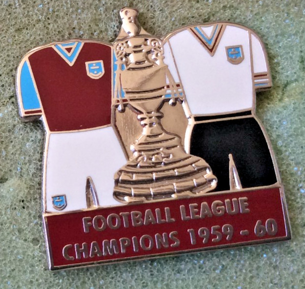 Burnley Football Club Football League Champions 1959-60 Twin Kit Badge for sale on Ebay