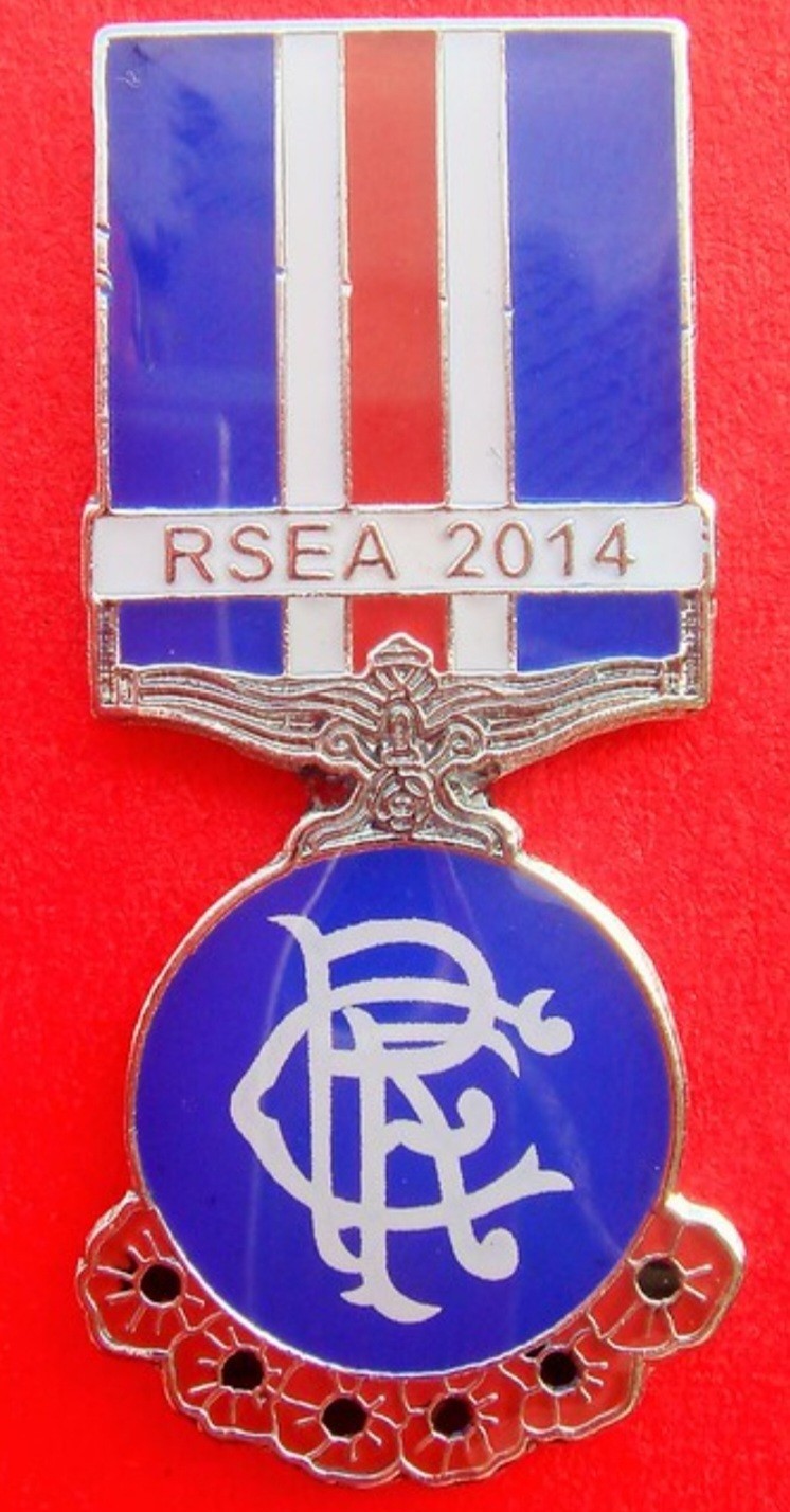 RSEA 2014 Rangers Erskine Badge Poppy for sale on Ebay