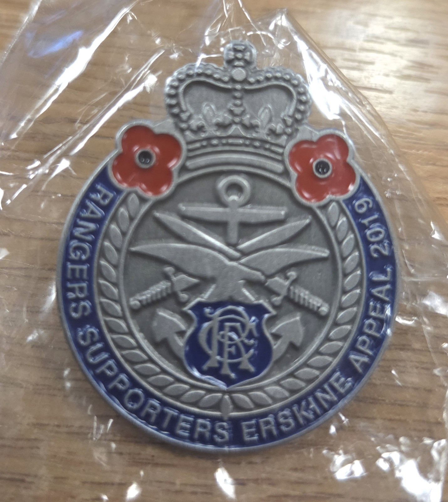 2019 RSEA Rangers Erskine Poppy Badge for sale on Ebay