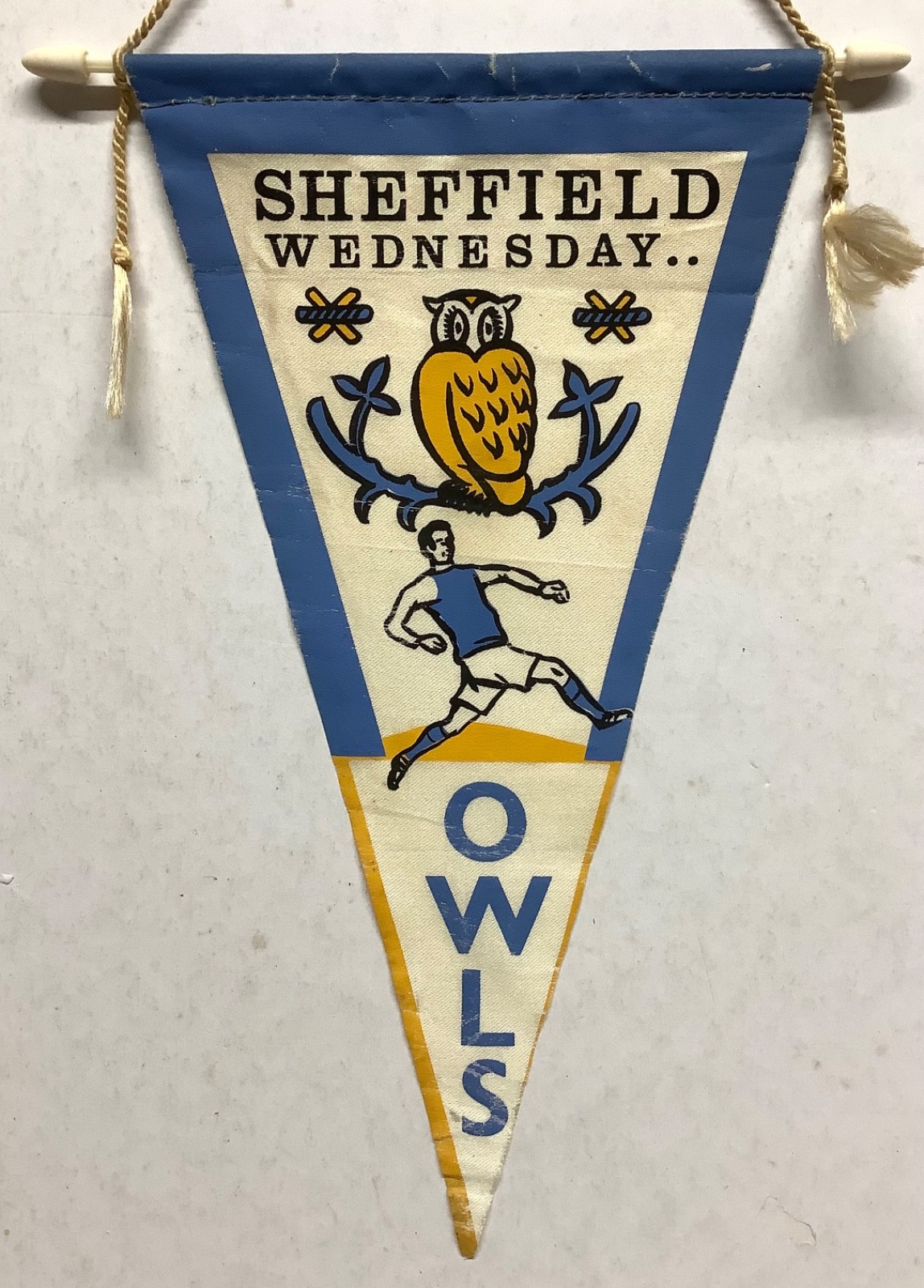 Sheffield Wednesday 1960s Vintage Pennant for sale on Ebay