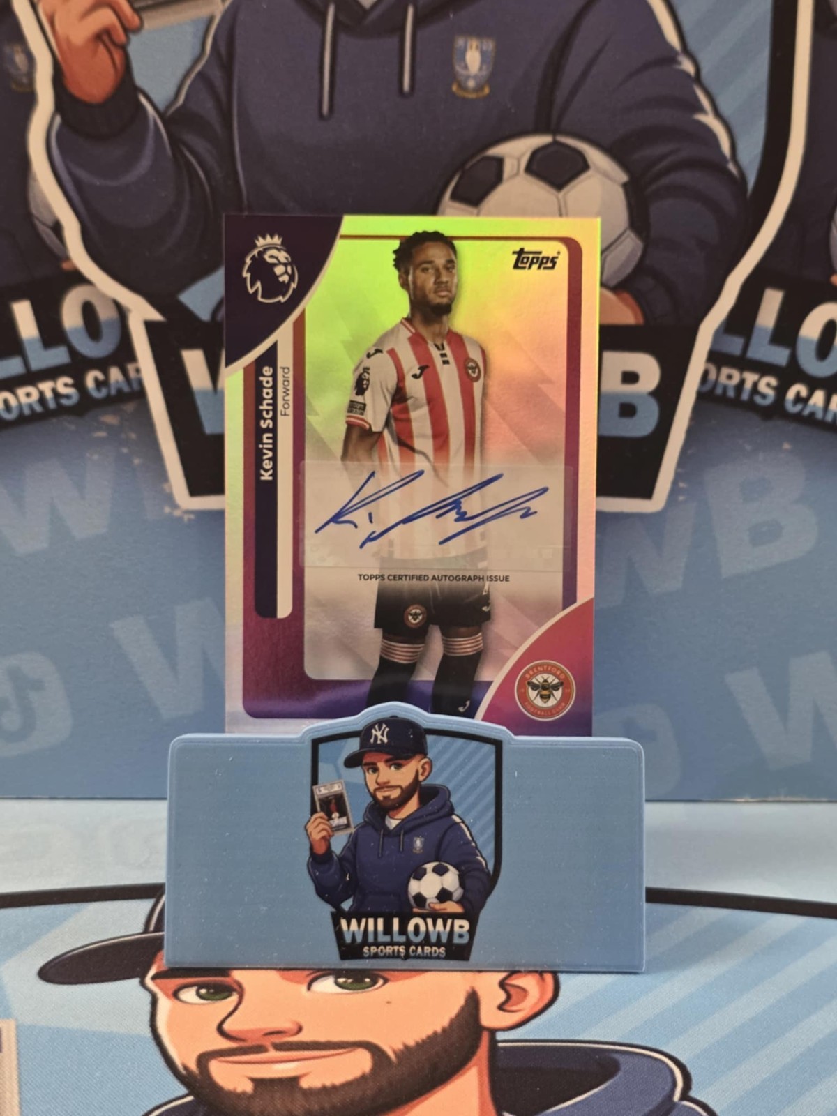 Topps Premier League 2026 Brentford Kevin Schade Refractor Auto for sale on Ebay