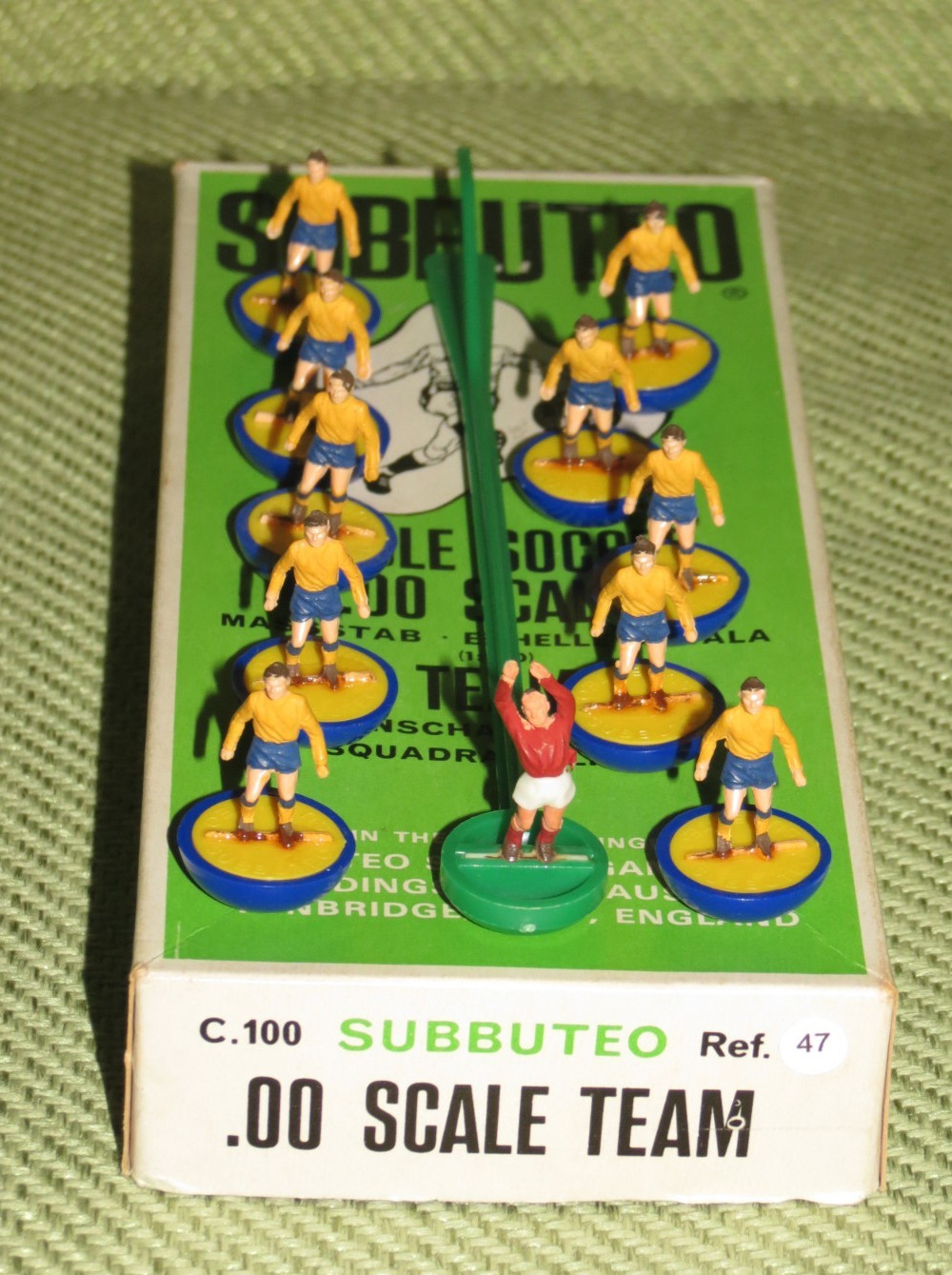 SUBBUTEO Heavyweight HW Team Ref 47 Mansfield Town Arsenal in original box for sale on Ebay