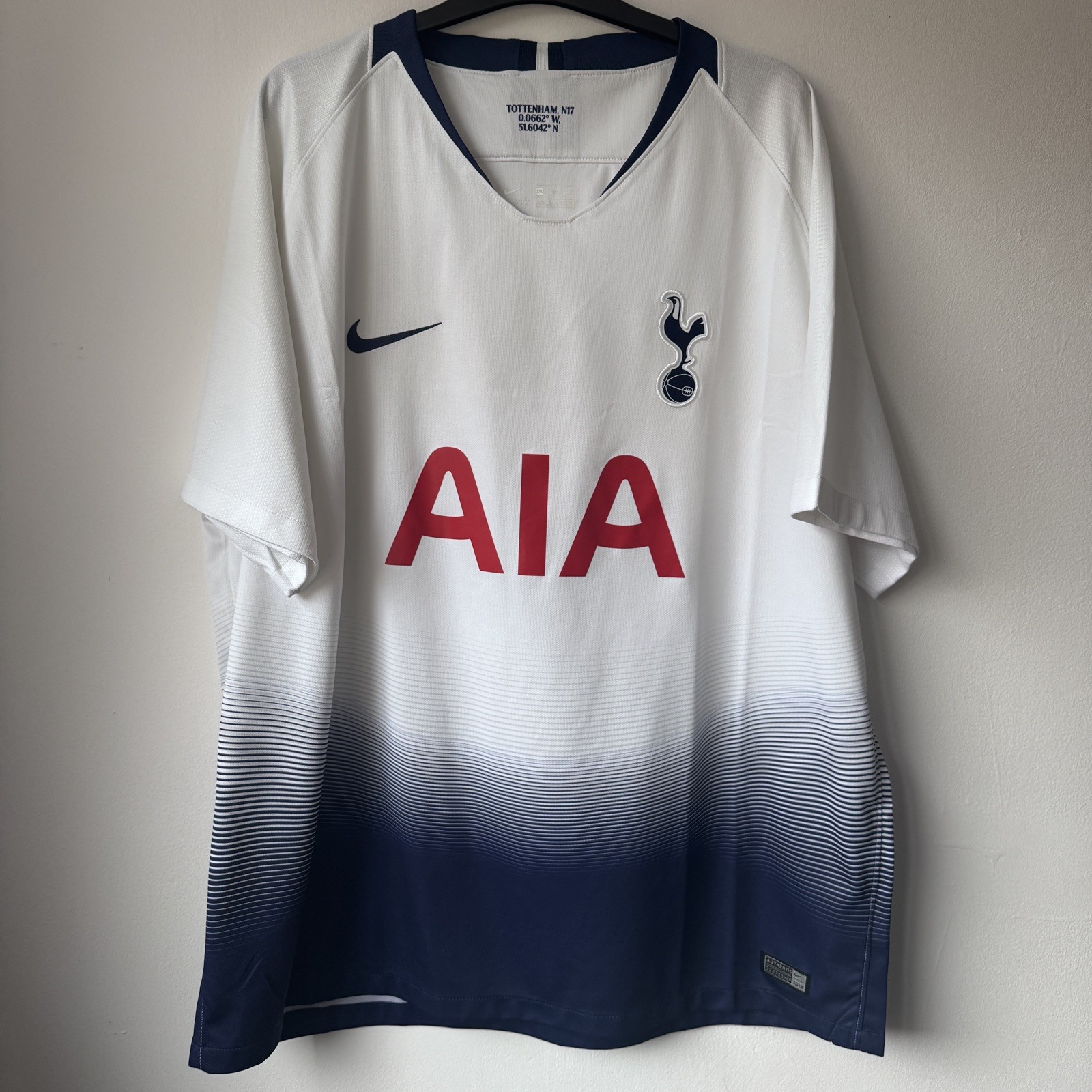 Tottenham Hotspur 2018-19 Home Shirt Son Korean Print 손흥민 Size XXL Ltd Edition  for sale on Ebay