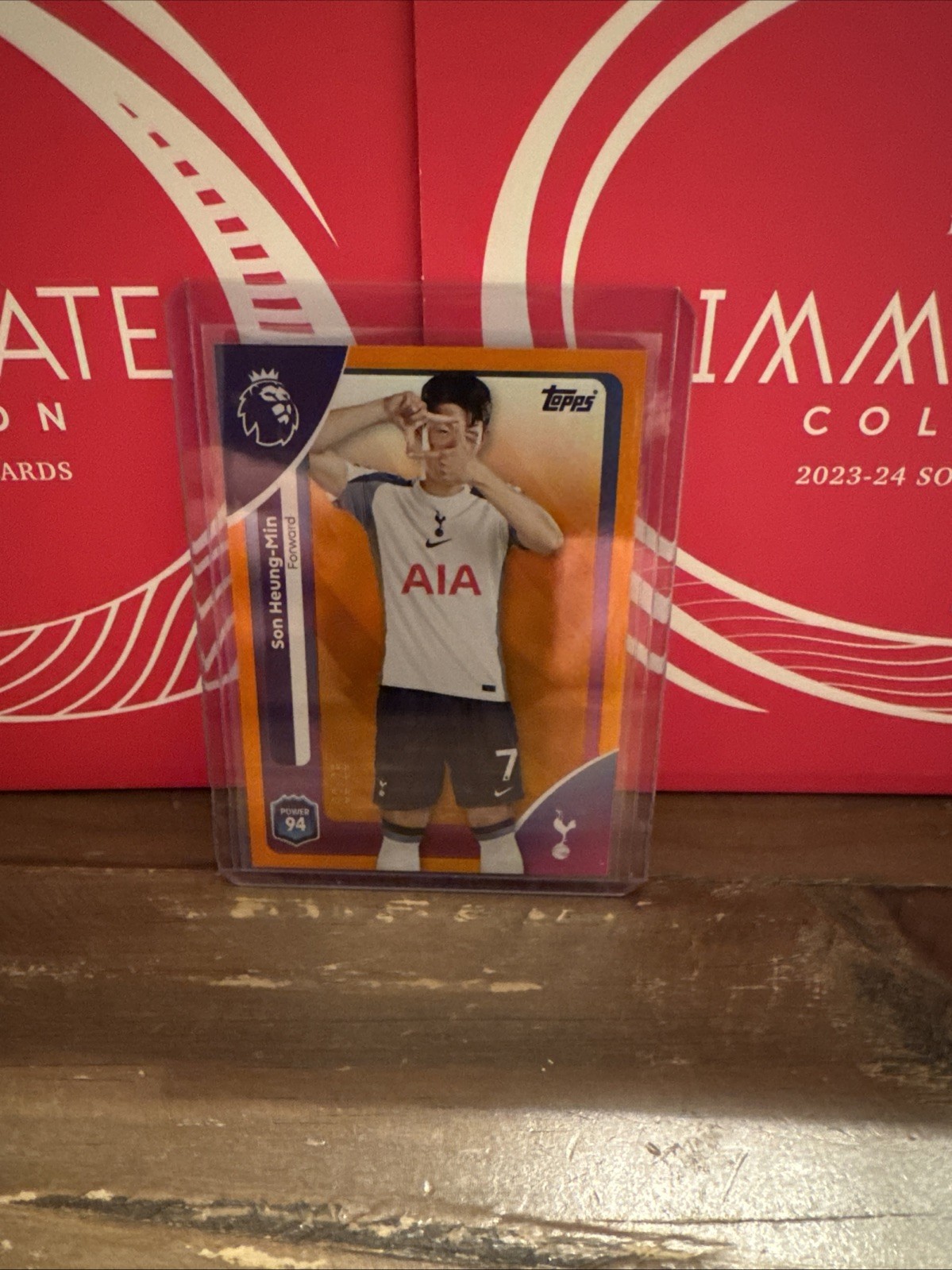 Topps Premier League 25/26 Tottenham Hotspur Son Heung-Min Orange 22/25 for sale on Ebay