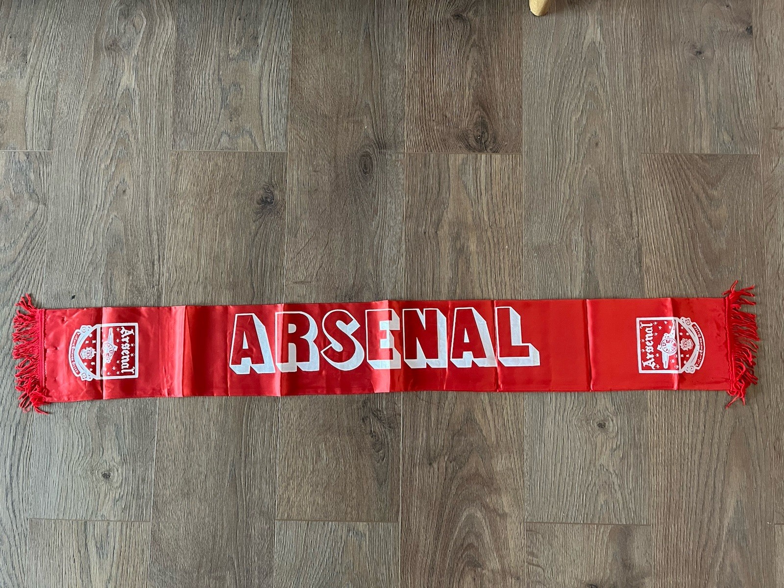 Vintage 1970’s Arsenal Silk Scarf. for sale on Ebay