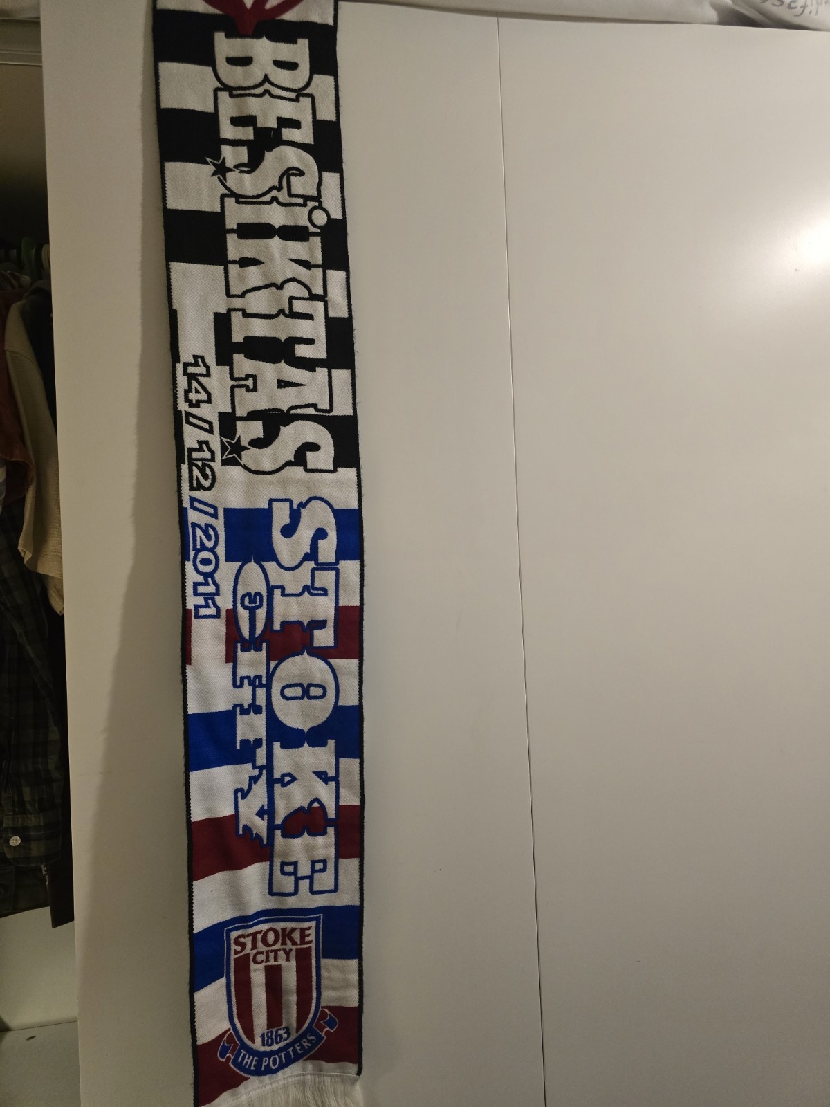 Besiktas Vs Stoke City Scarf Europa League 11/12 for sale on Ebay