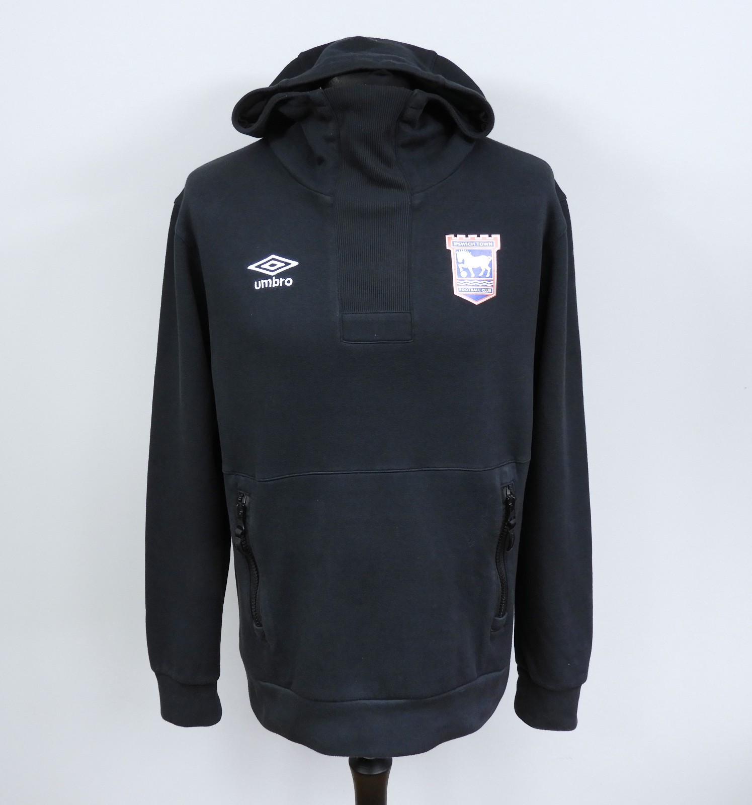 Ipswich Town Umbro Tracksuit Hoodie Top Sweatshirt Training Size M for sale on Ebay