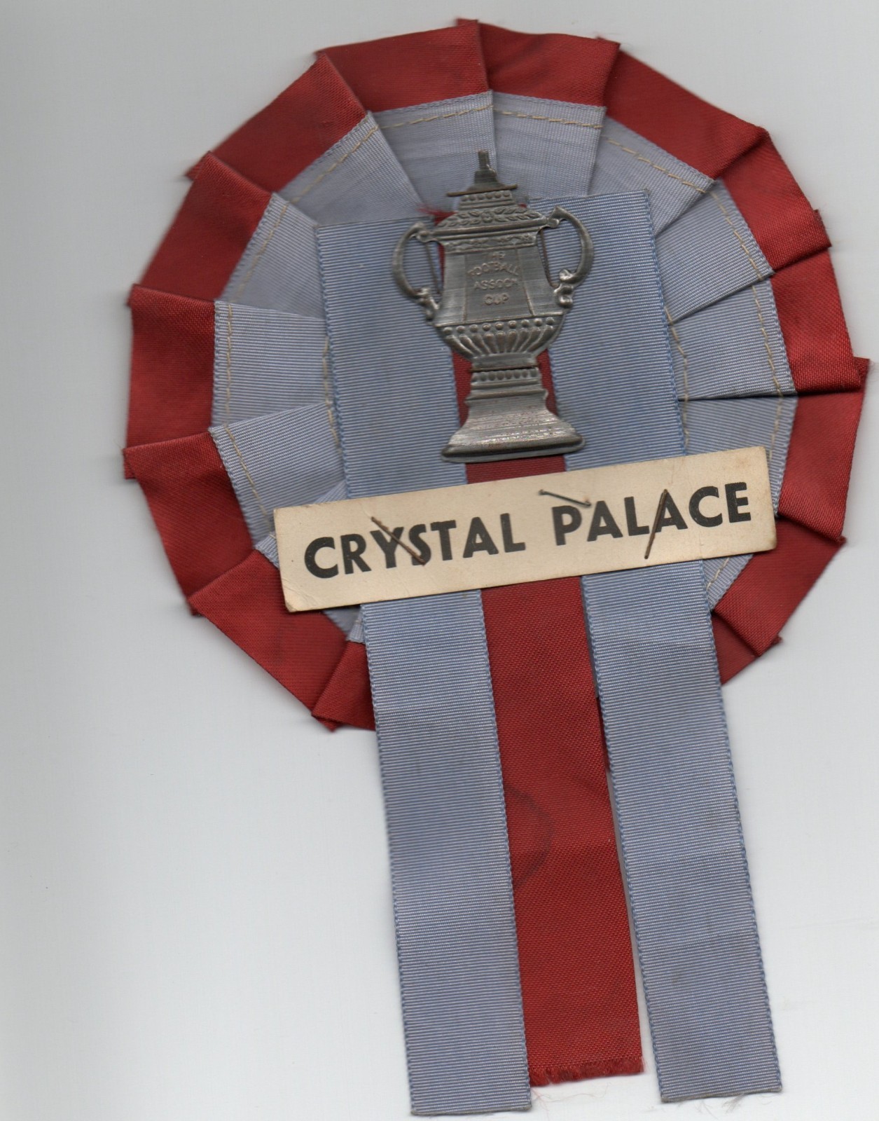 CRYSTAL PALACE FA CUP ROSETTE 1960's for sale on Ebay