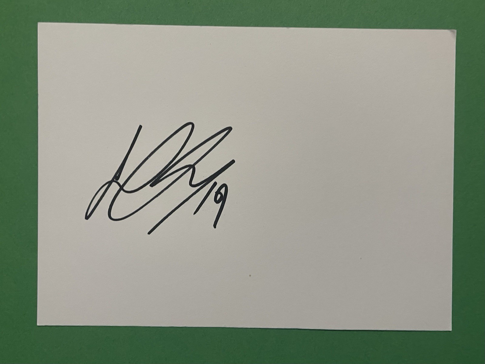 Lewis Gibson/ Plymouth Argyle Fc Signed Card for sale on Ebay