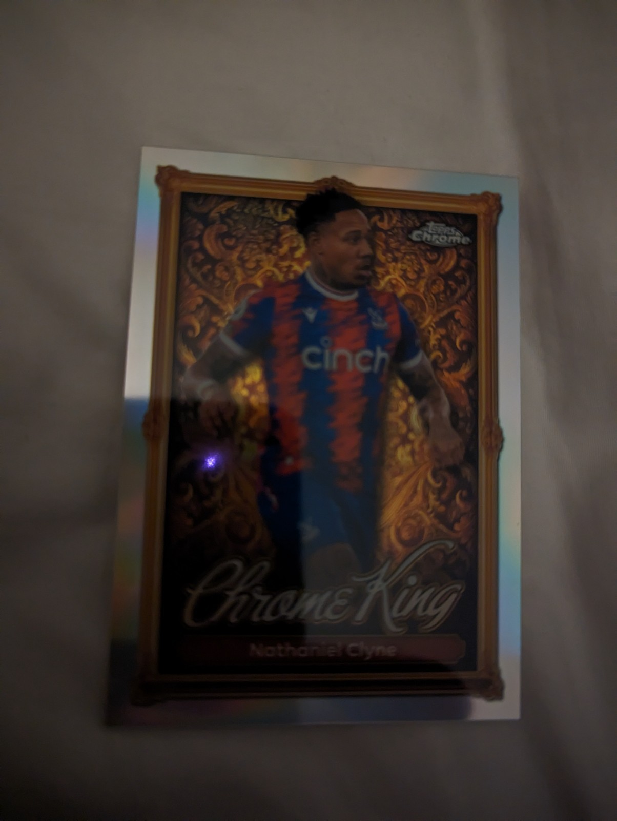 Topps Premier League 2026 Chrome King Nathaniel Clyne Card CK8 Foil Palace for sale on Ebay