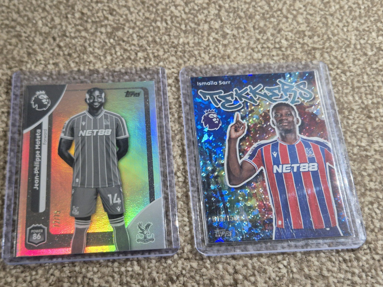 Mateta Sarr Crystal Palace Topps Premier League 2026. for sale on Ebay