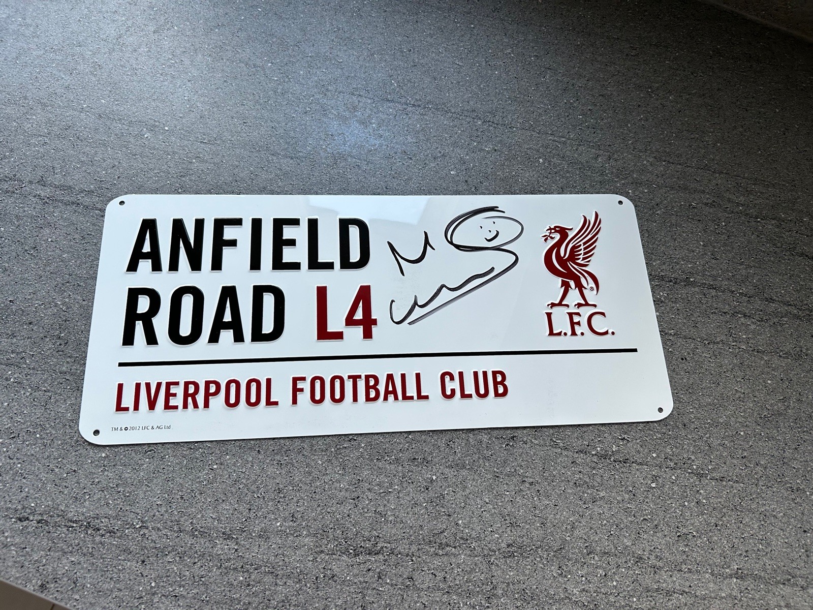 Hand Signed Liverpool Mohamed Salah  for sale on Ebay