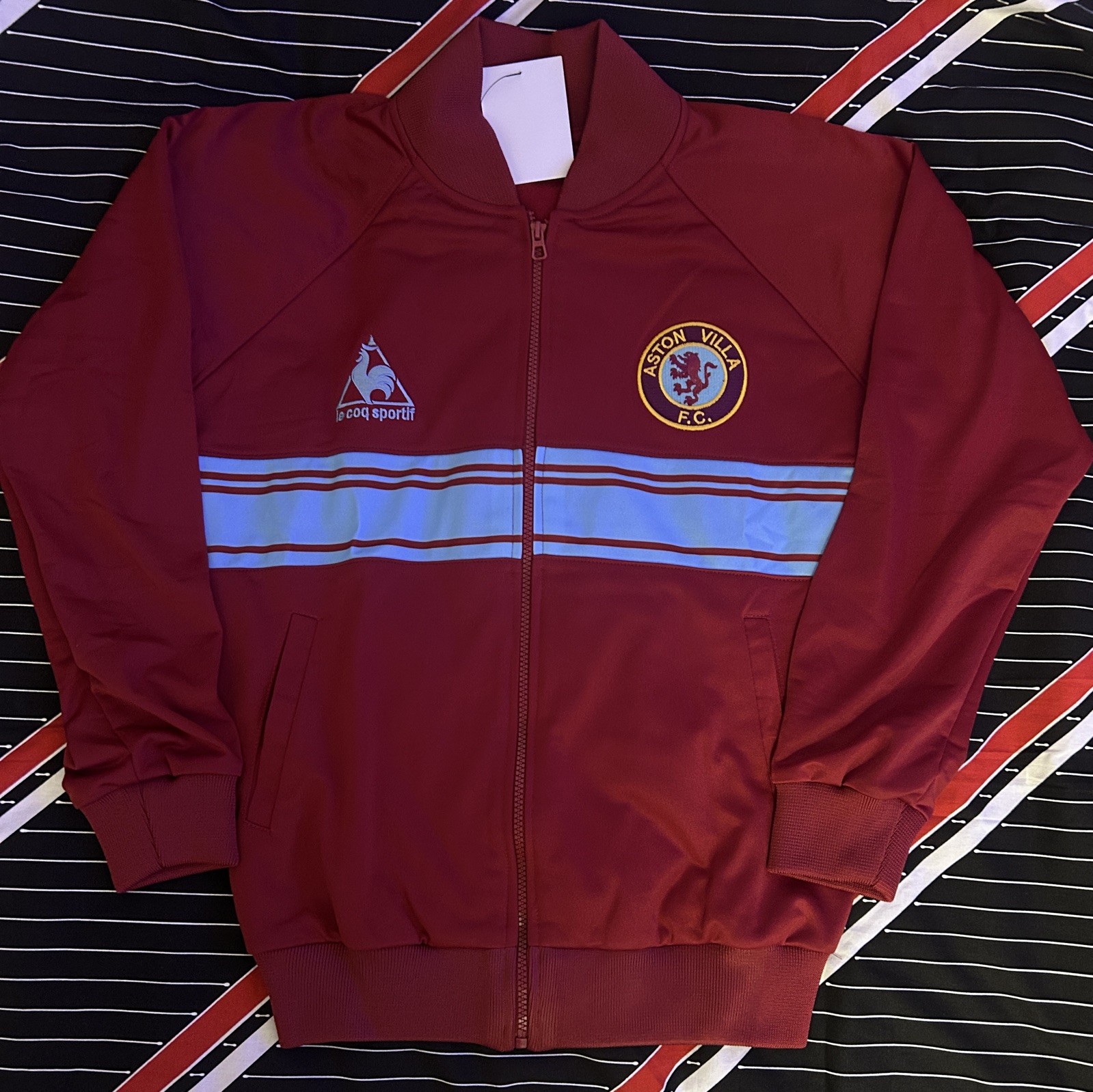 Aston Villa 1982 Track top jacket Small BNWT for sale on Ebay