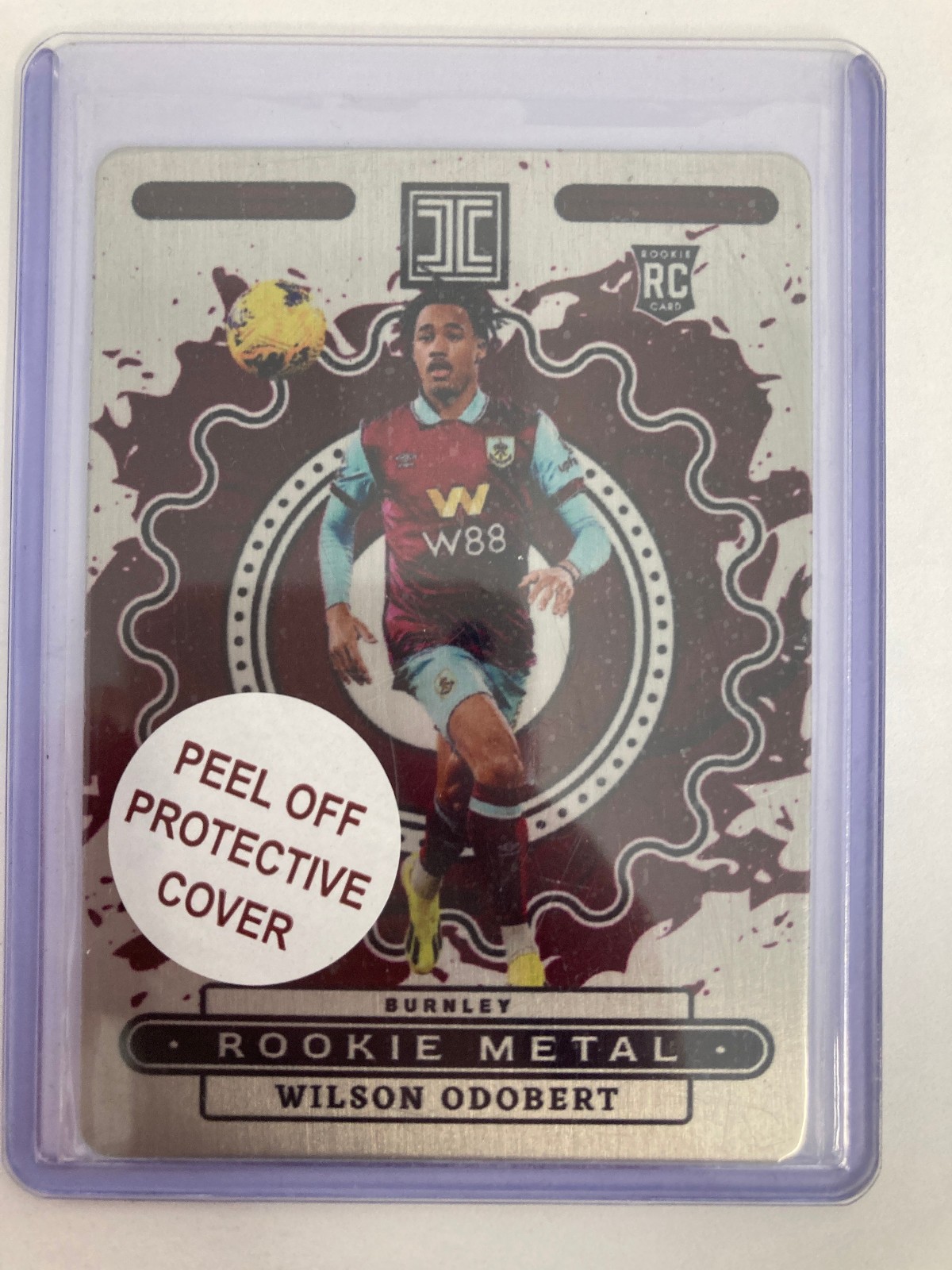 PANINI IMPECCABLE 23/24 WILSON ODOBERT BURNLEY ROOKIE METAL 28/74. for sale on Ebay